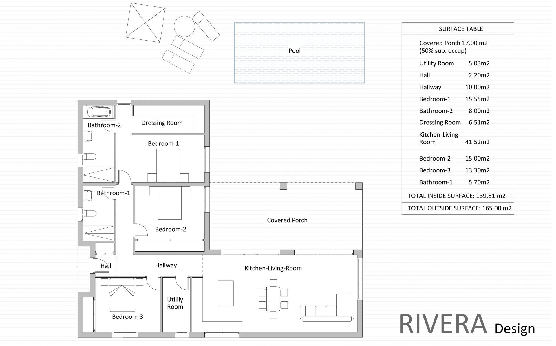 3 bedroom Villa in Canada del Trigo - New build in Medvilla Spanje