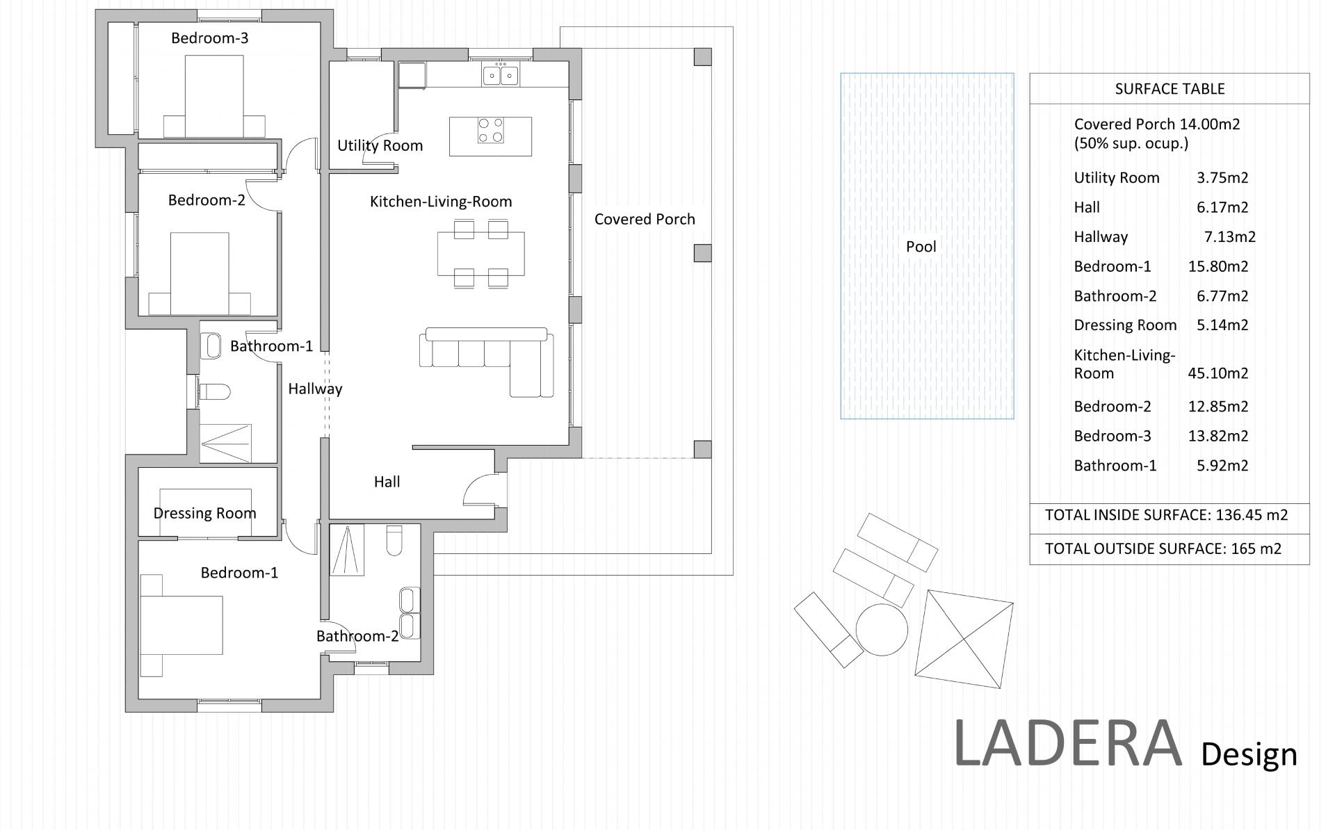 New Villas Off Plan for sale in Hondon de los Frailes, Alicante in Medvilla Spanje