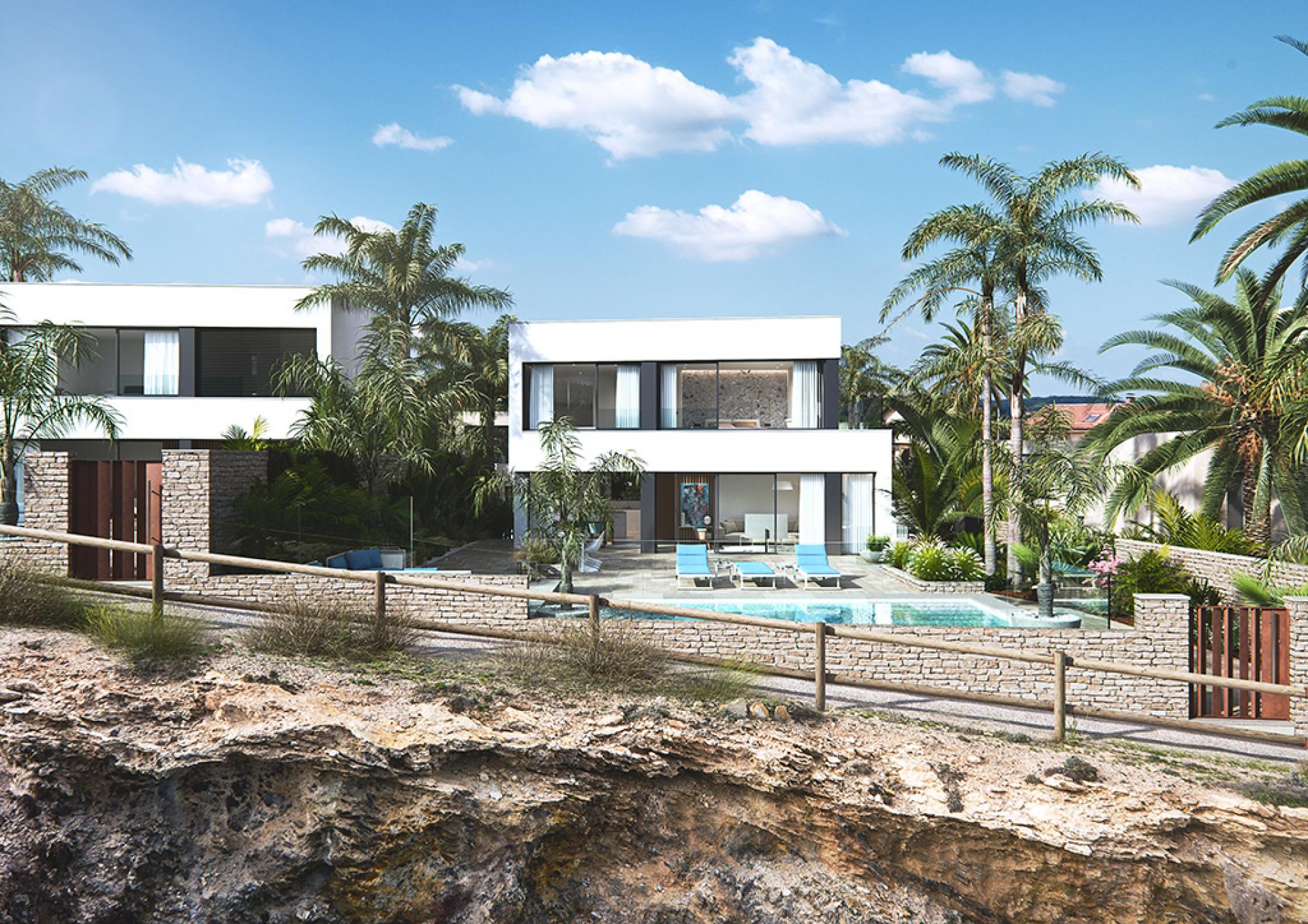 Unique detached villas Cabo de Palos, Costa Calida in Medvilla Spanje