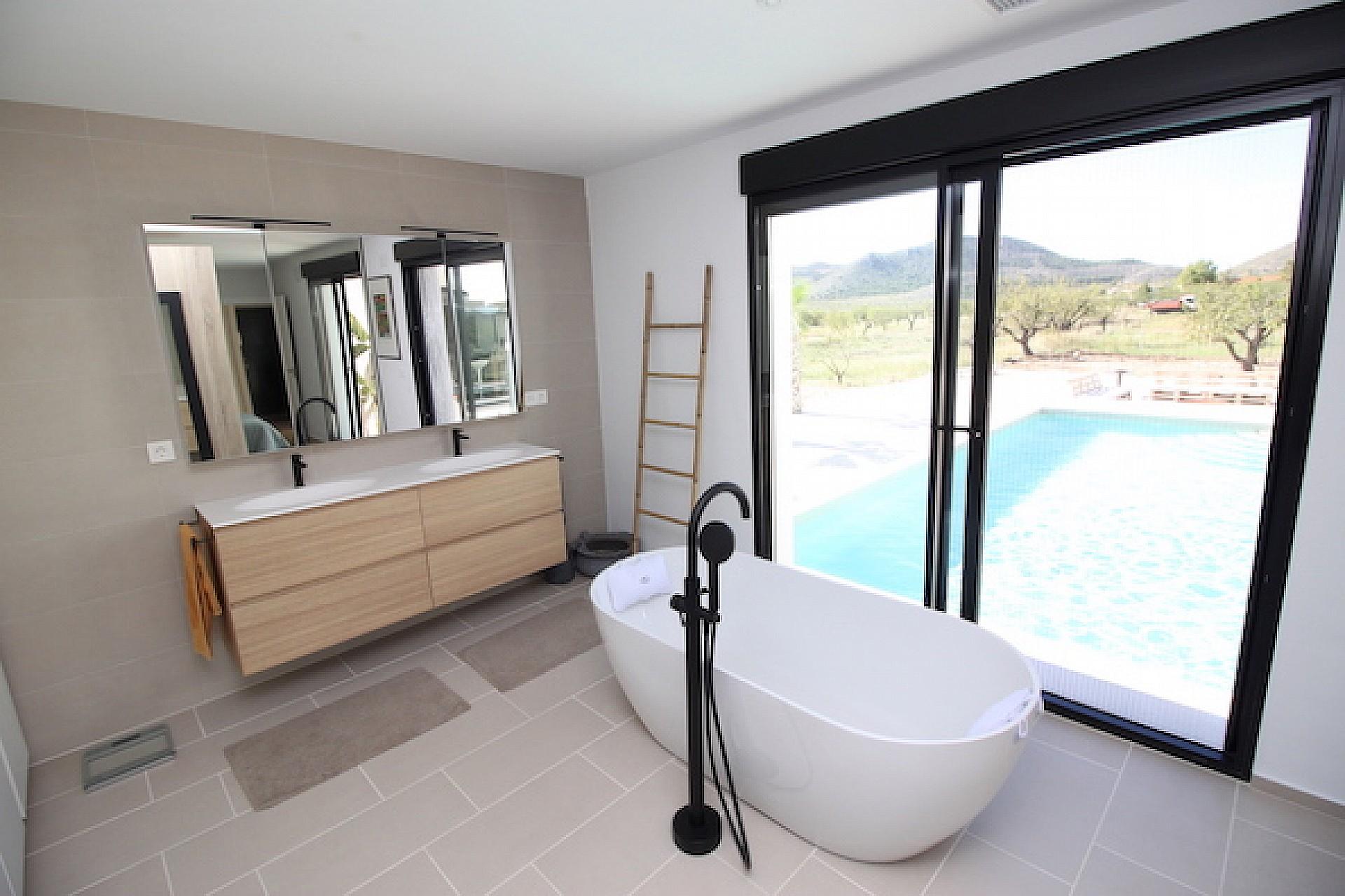 Modern Style New Build villa in Hondon de las Nieves in Medvilla Spanje