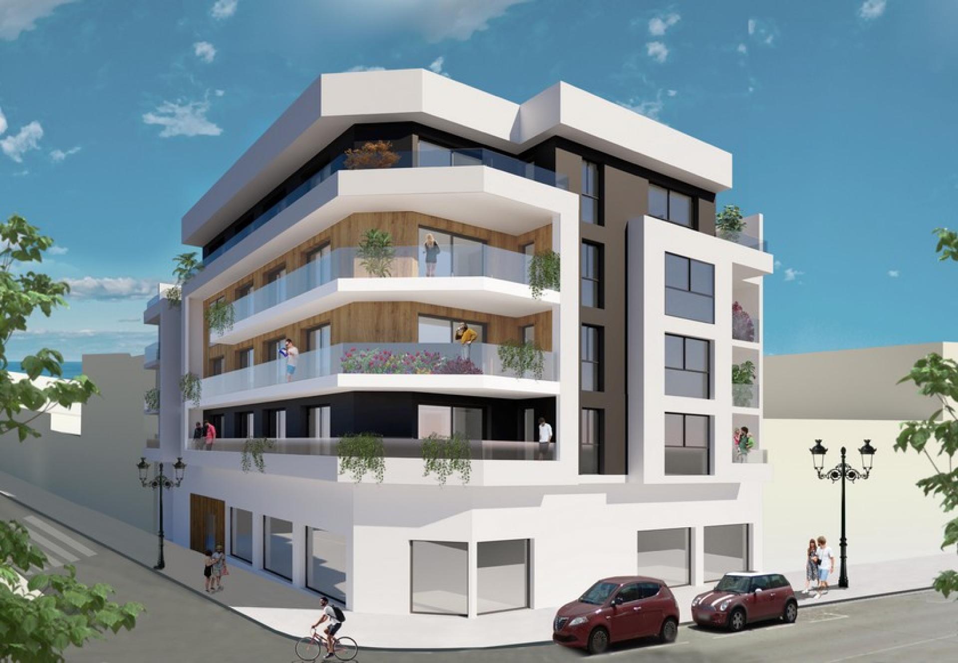 3 bedroom Apartments - solarium in Guardamar - New build in Medvilla Spanje