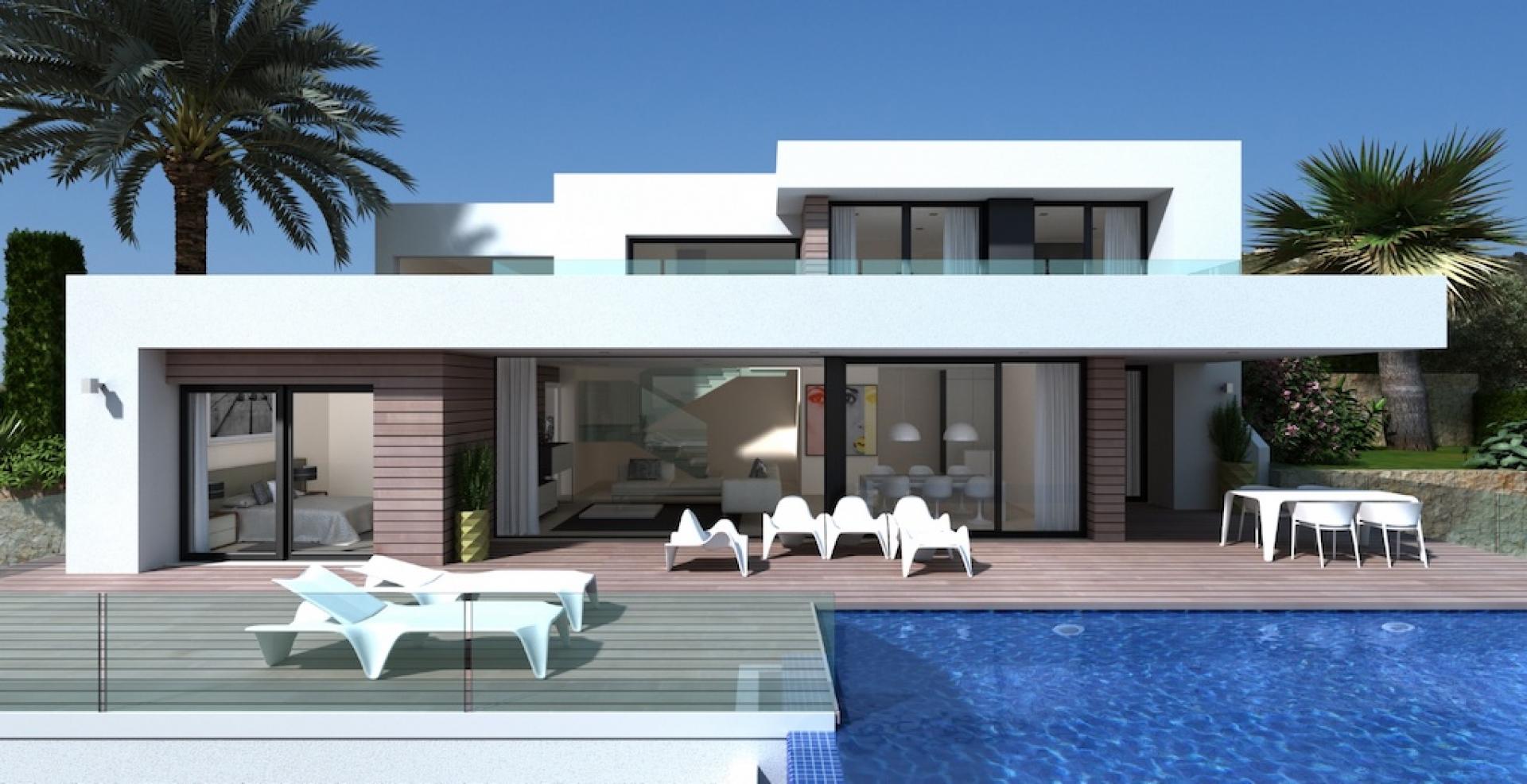 3 bedroom Villa in Benitachell - Cumbre del Sol - New build in Medvilla Spanje