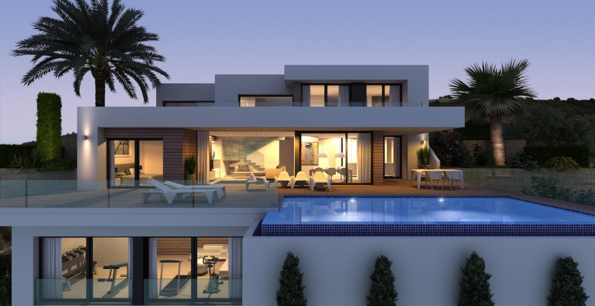 3 bedroom Villa in Benitachell - Cumbre del Sol - New build in Medvilla Spanje