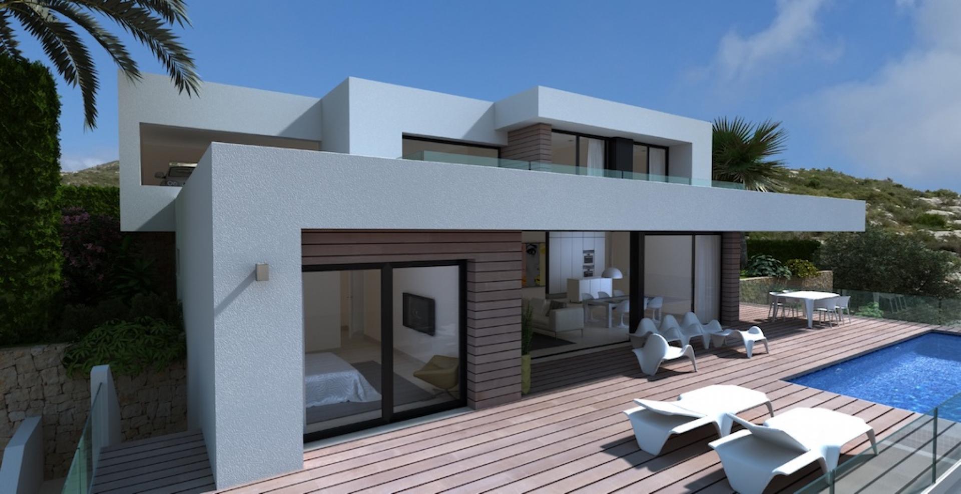 3 bedroom Villa in Benitachell - Cumbre del Sol - New build in Medvilla Spanje