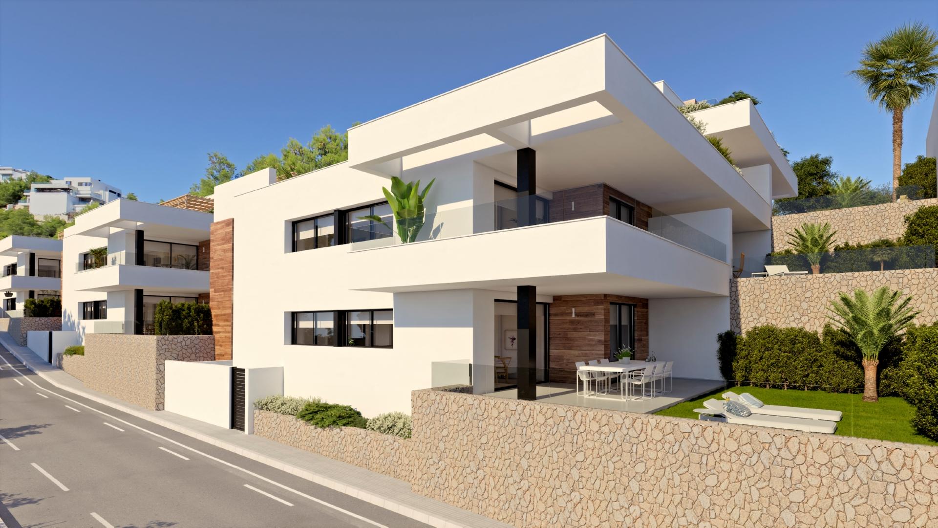 2 bedroom Apartment with terrace in Benitachell - Cumbre del Sol - New build in Medvilla Spanje