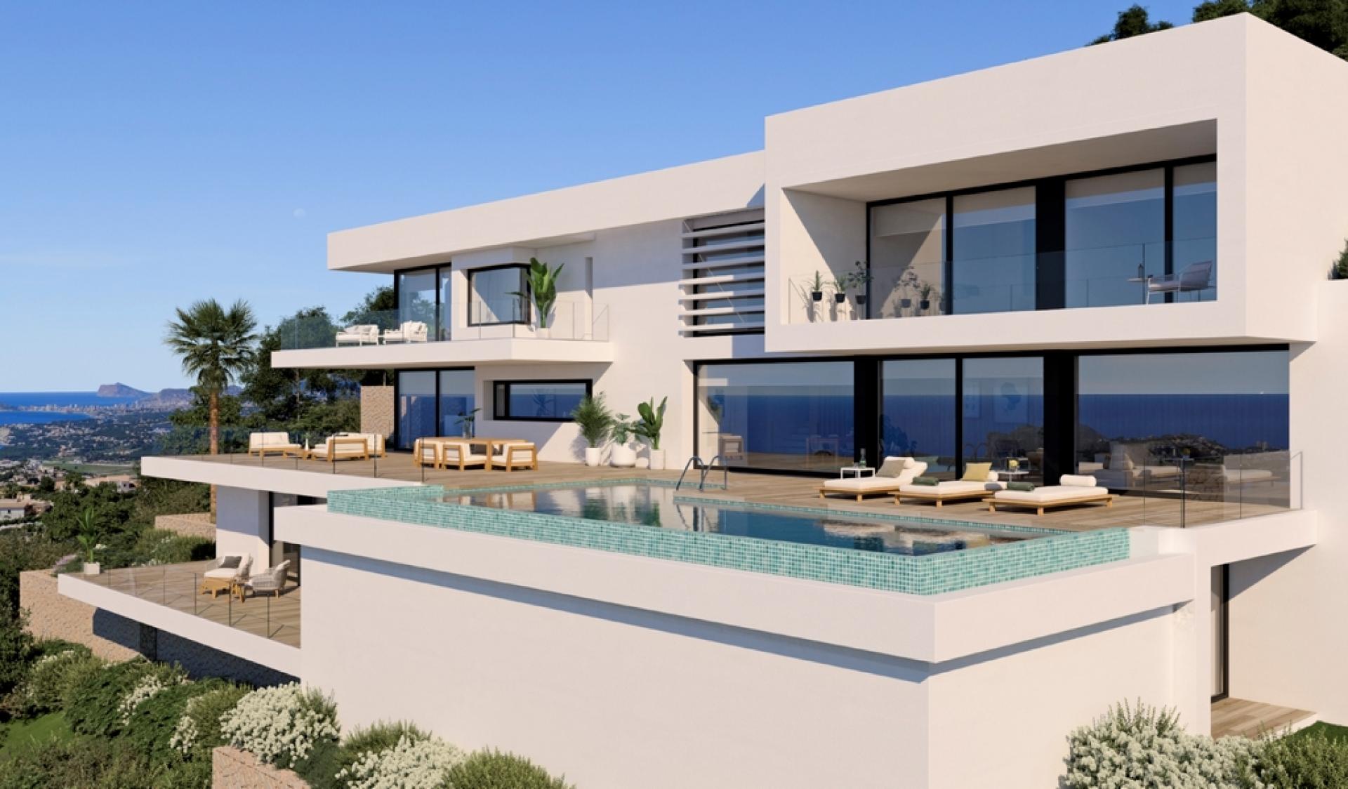 5 bedroom Villa in Benitachell - Cumbre del Sol - New build in Medvilla Spanje