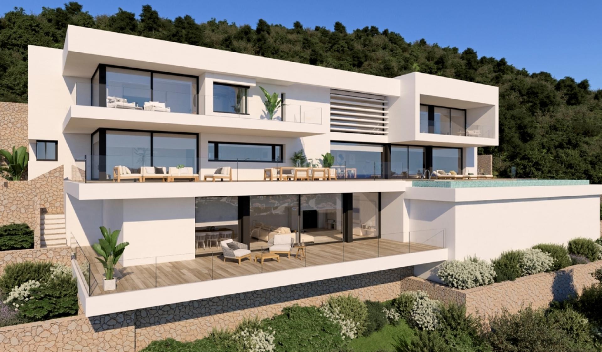 5 bedroom Villa in Benitachell - Cumbre del Sol - New build in Medvilla Spanje