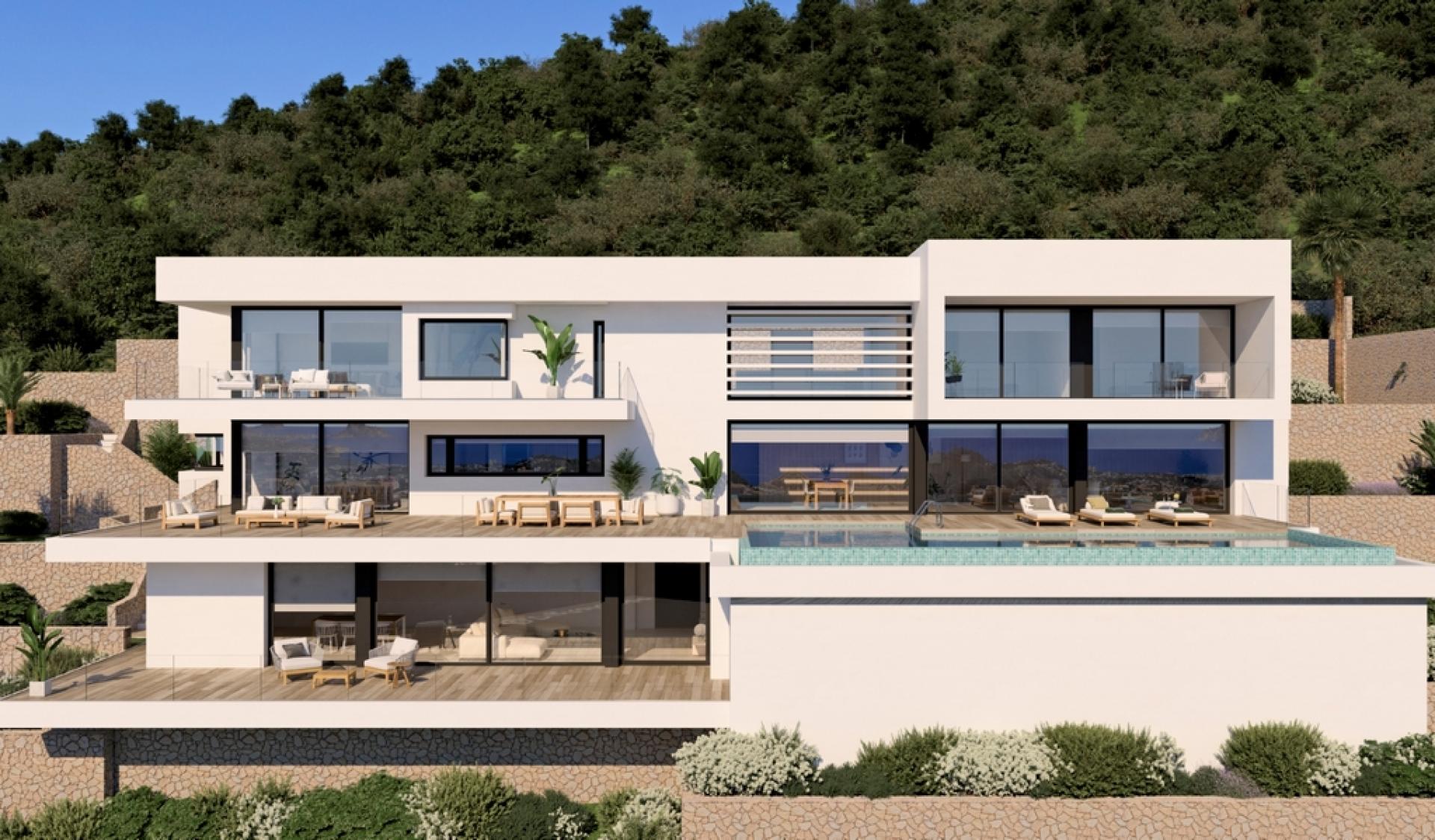 5 bedroom Villa in Benitachell - Cumbre del Sol - New build in Medvilla Spanje