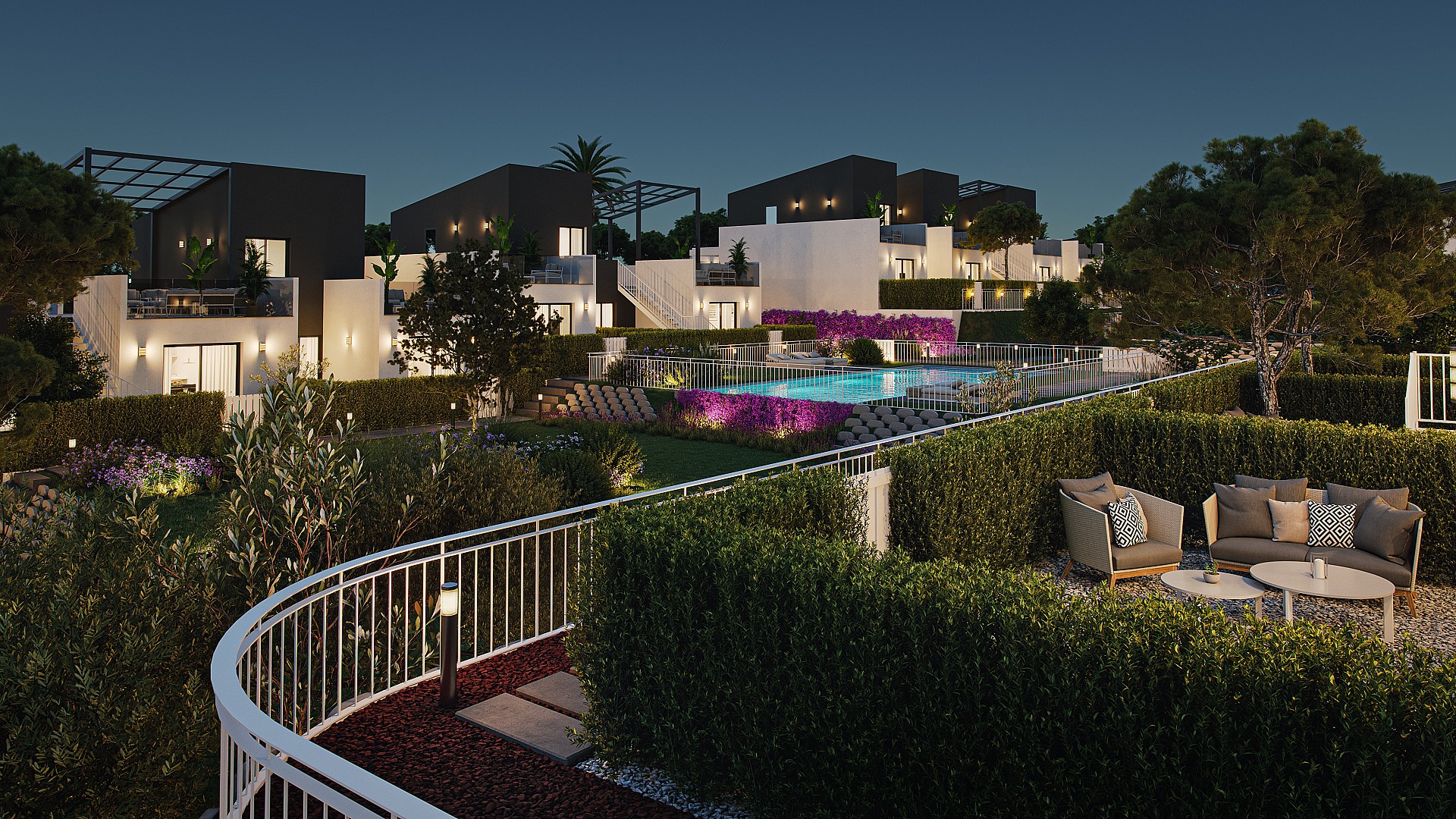 3 bedroom Townhouses in Altaona Village - New construction in Medvilla Spanje