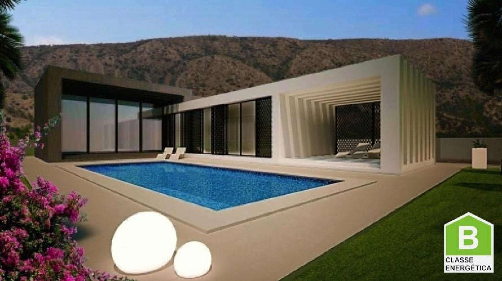 Luxury Three Bedroom Two Bathroom Villa in Pinoso in Medvilla Spanje