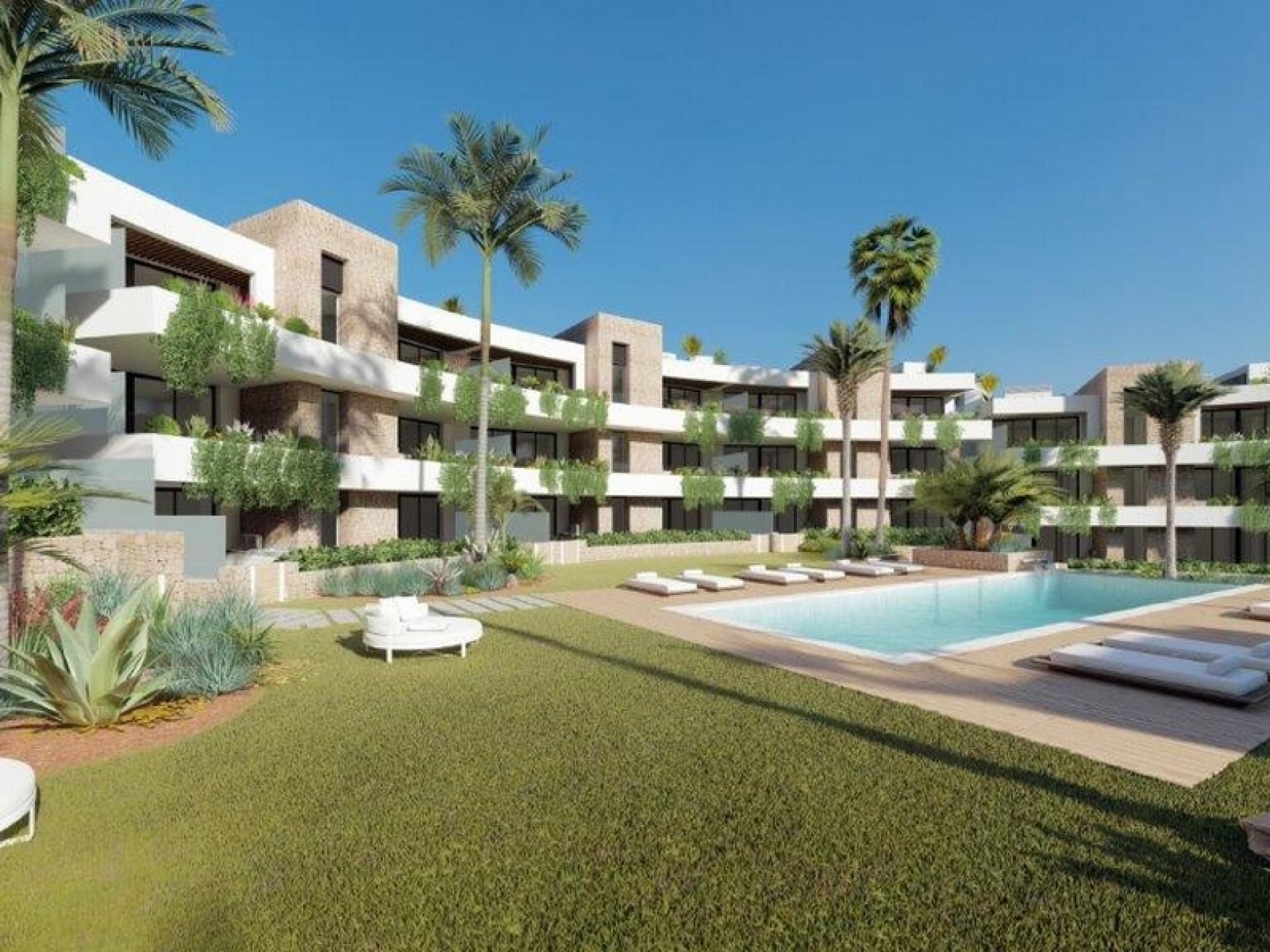 Modern apartments for sale La Manga Club in Medvilla Spanje