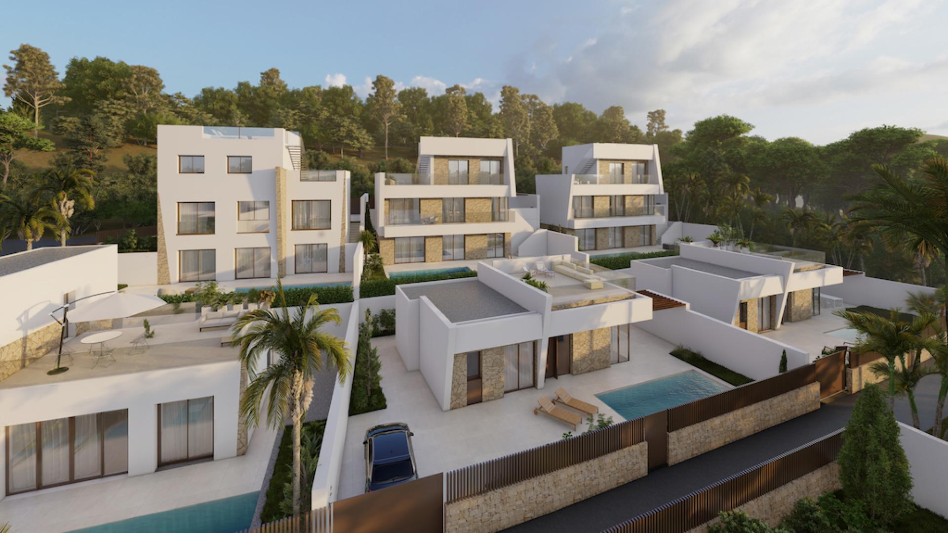 3 bedroom Villa in Finestrat - New build in Medvilla Spanje