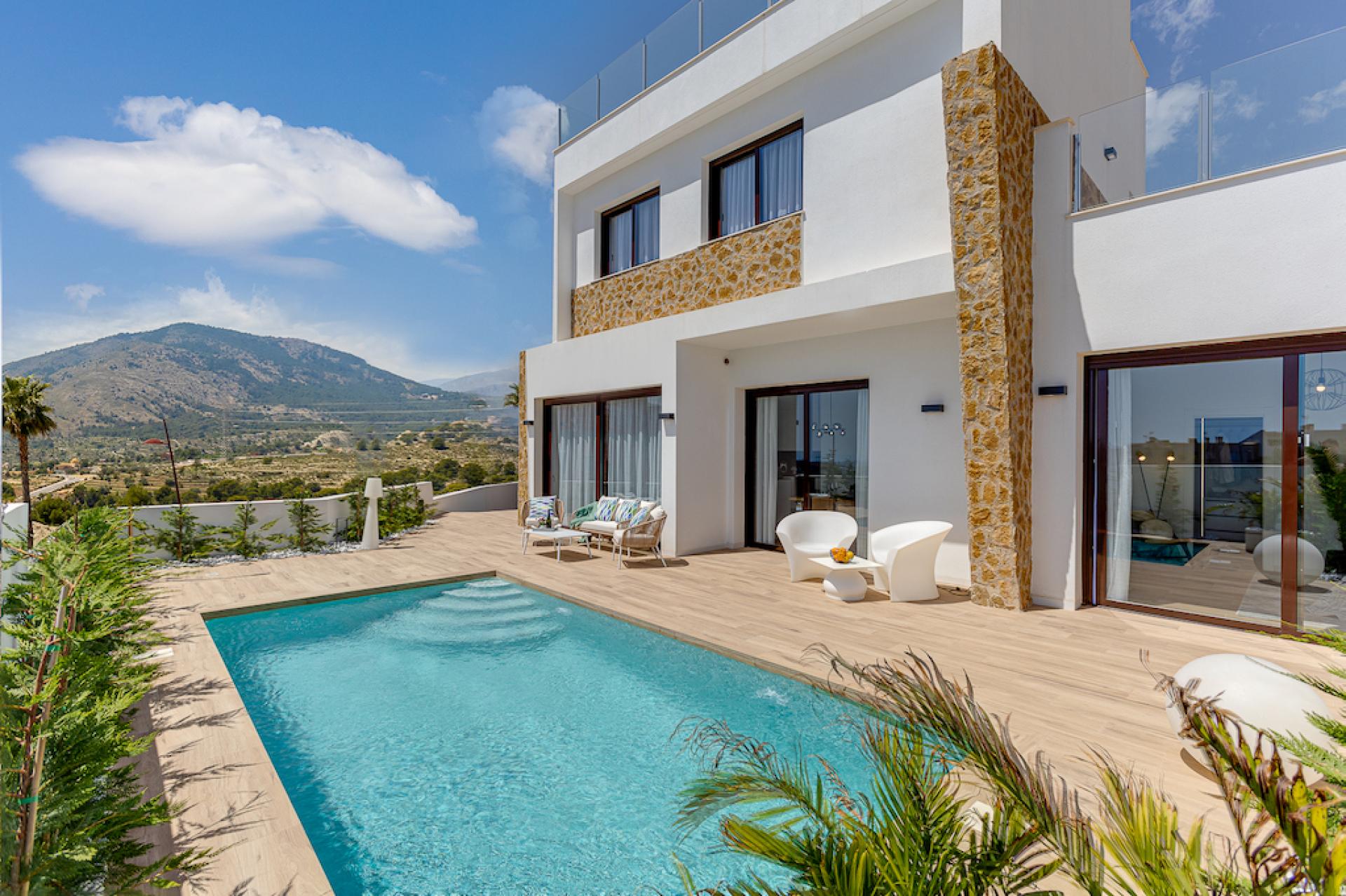 3 bedroom Villa in Finestrat - New build in Medvilla Spanje