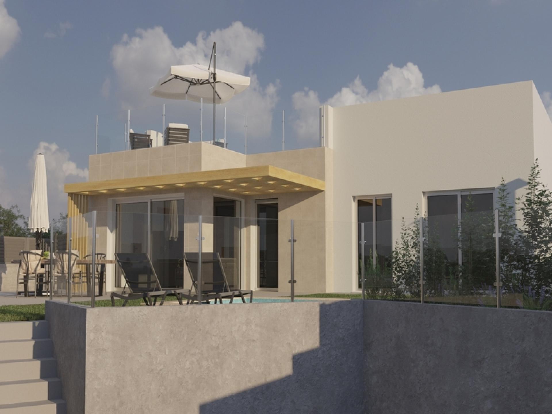 Newly built Villa with sea view in Polop de la Marina in Medvilla Spanje