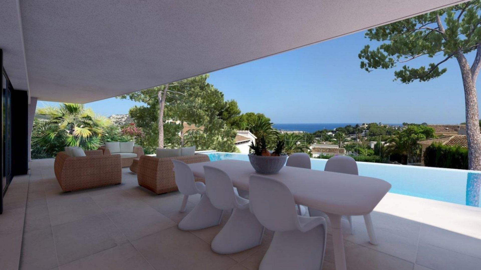 4 bedroom Villa in Moraira - New build in Medvilla Spanje