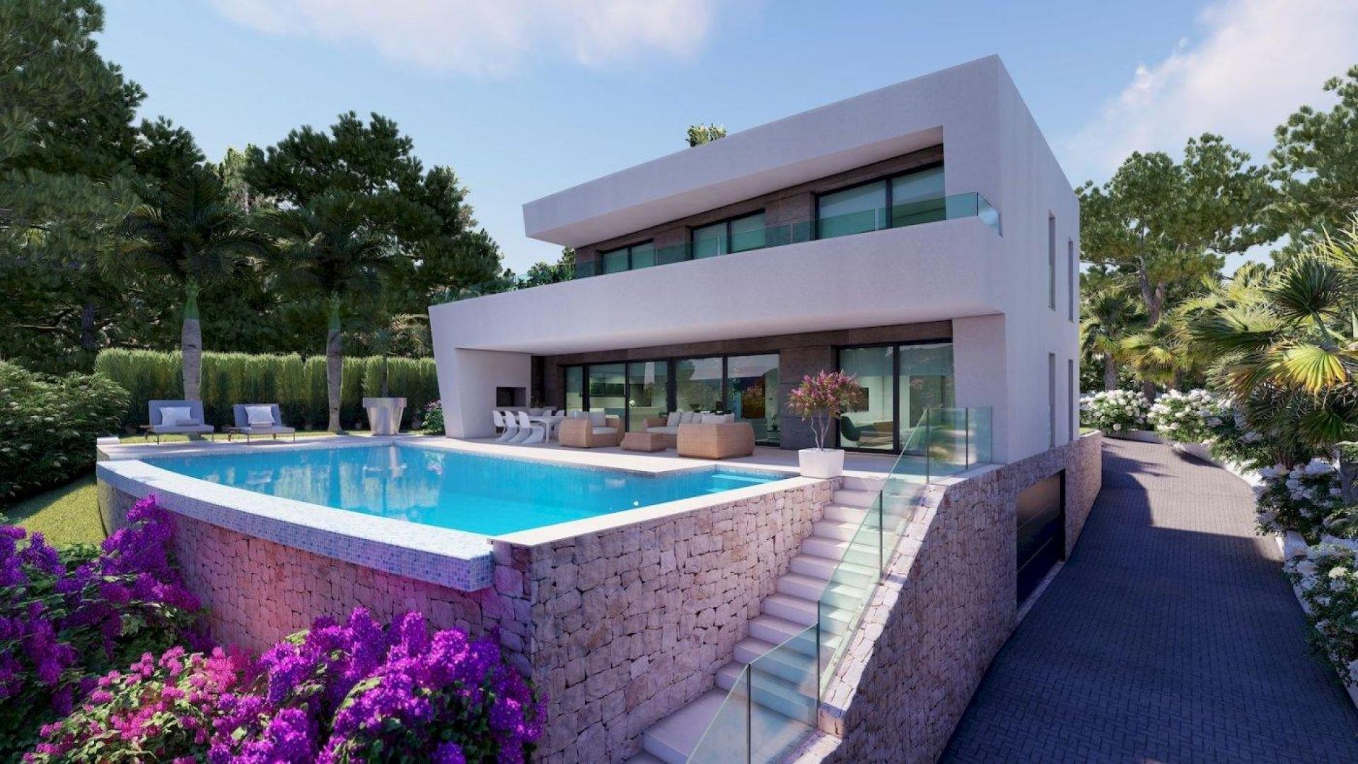 4 bedroom Villa in Moraira - New build in Medvilla Spanje