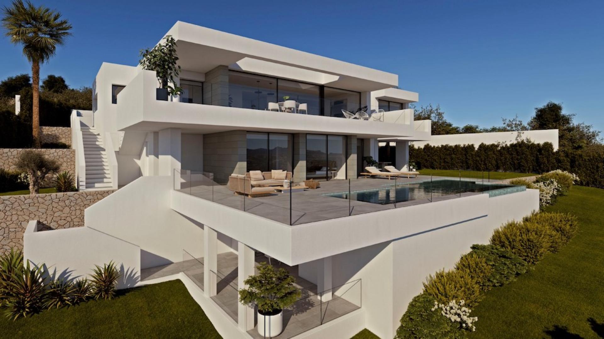 3 bedroom Villa in Benitachell - Cumbre del Sol - New build in Medvilla Spanje