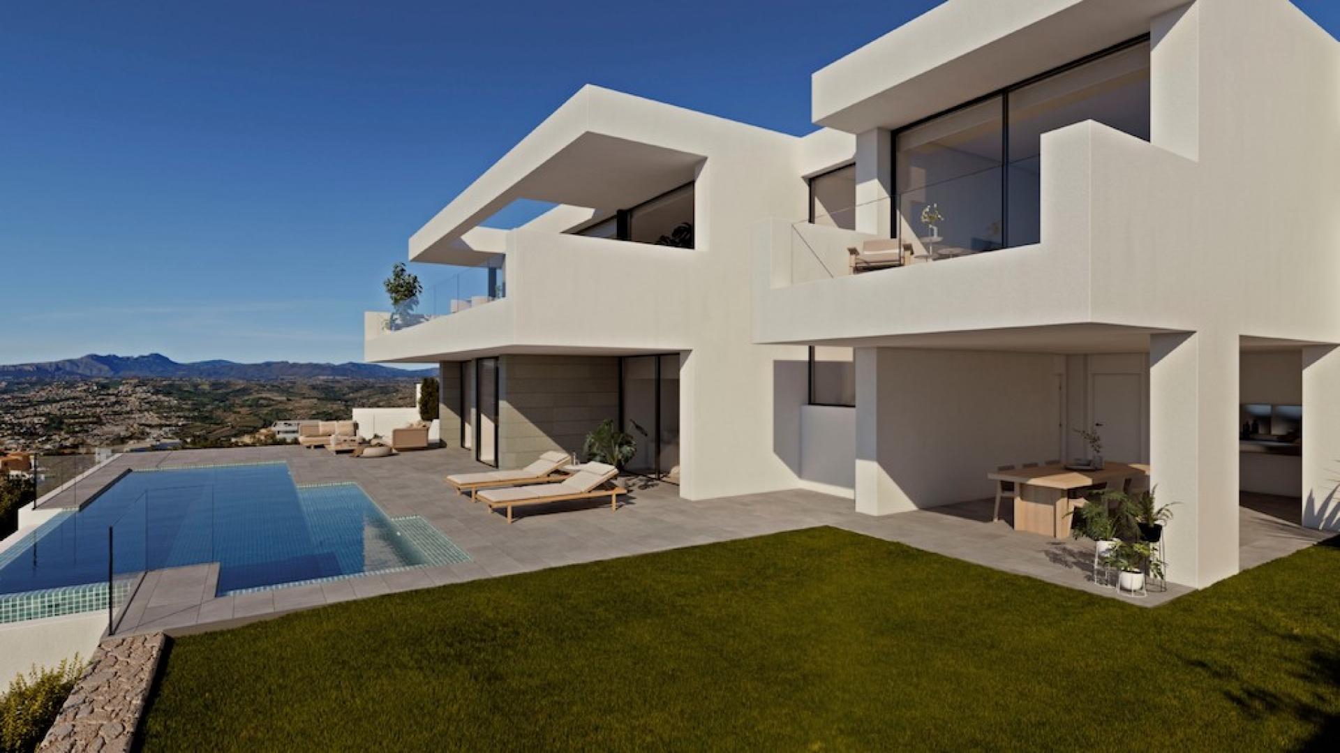 3 bedroom Villa in Benitachell - Cumbre del Sol - New build in Medvilla Spanje