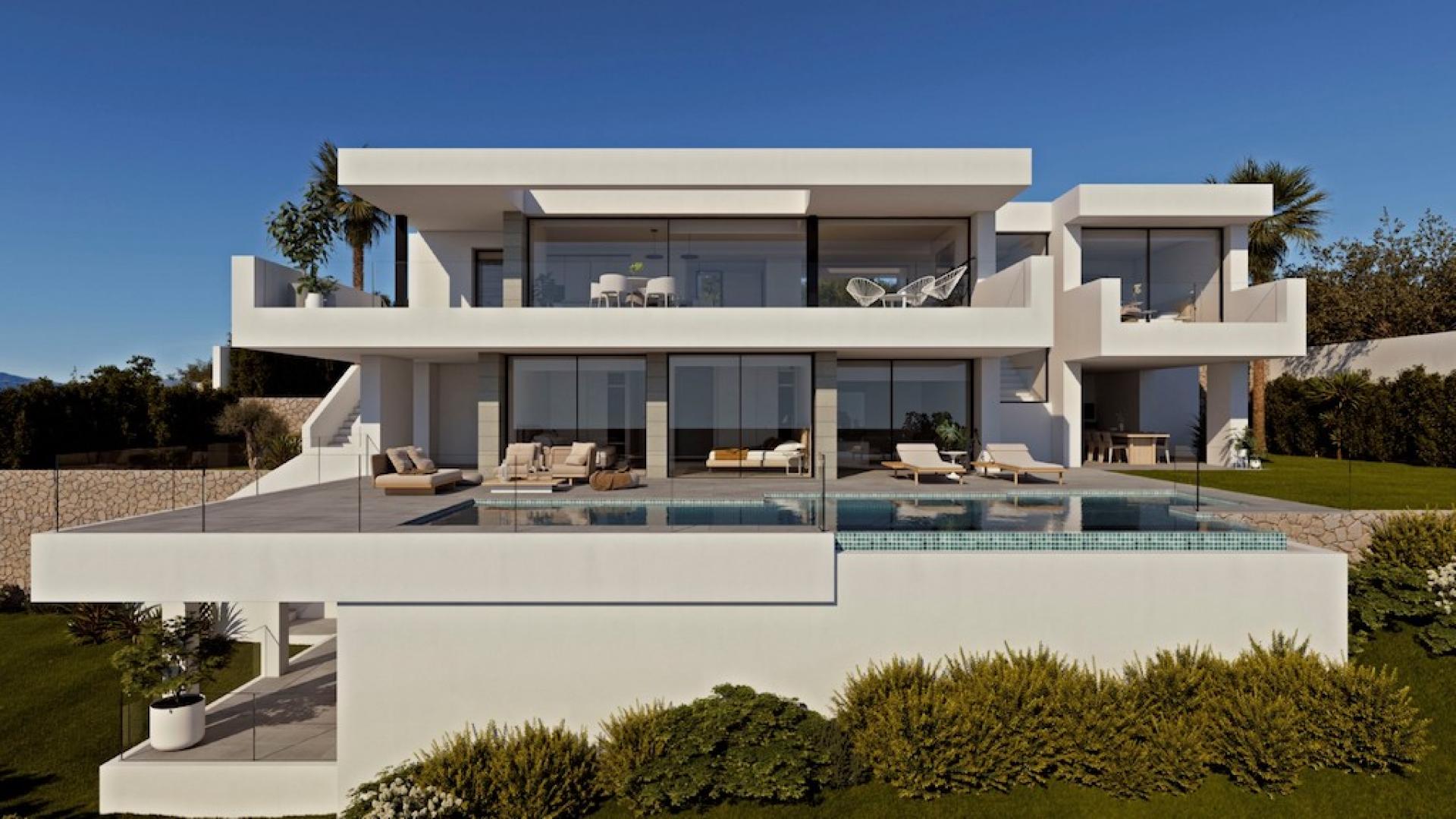 3 bedroom Villa in Benitachell - Cumbre del Sol - New build in Medvilla Spanje