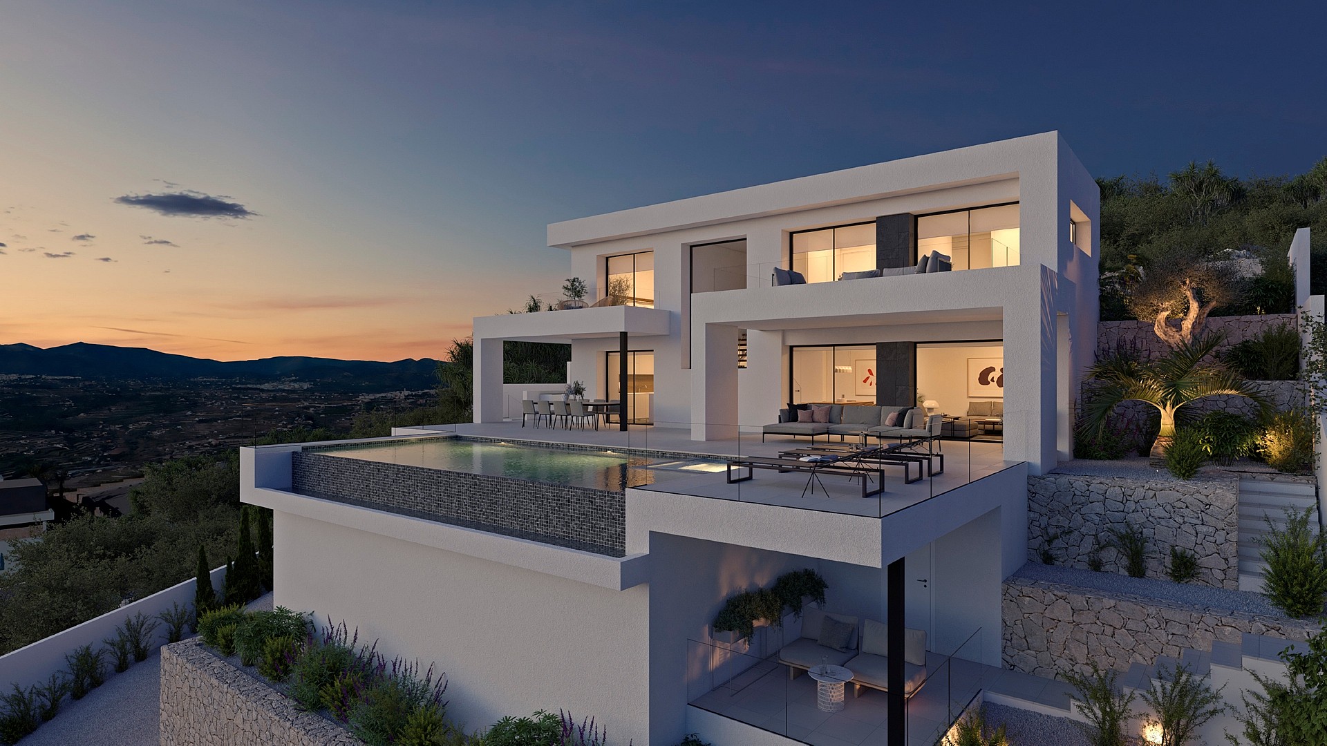 3 bedroom Villa in Benitachell - Cumbre del Sol - New build in Medvilla Spanje