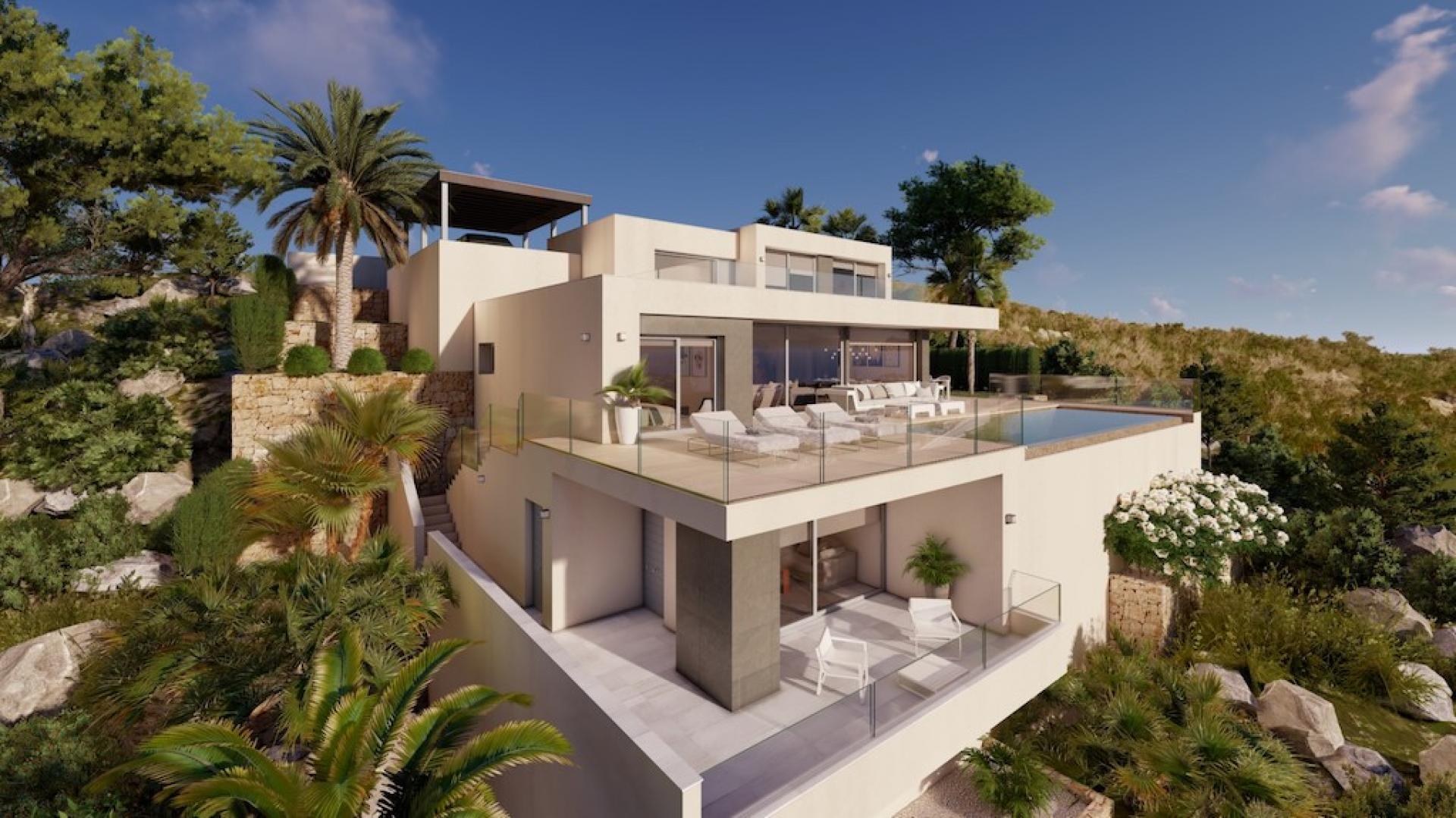 3 bedroom Villa in Benitachell - Cumbre del Sol - New build in Medvilla Spanje