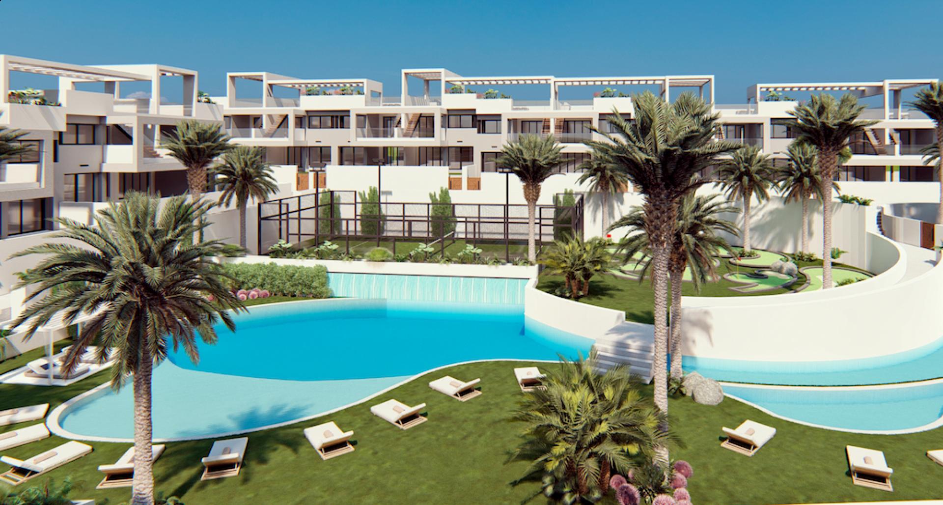 2 bedroom Apartments - solarium in Torrevieja - New build in Medvilla Spanje