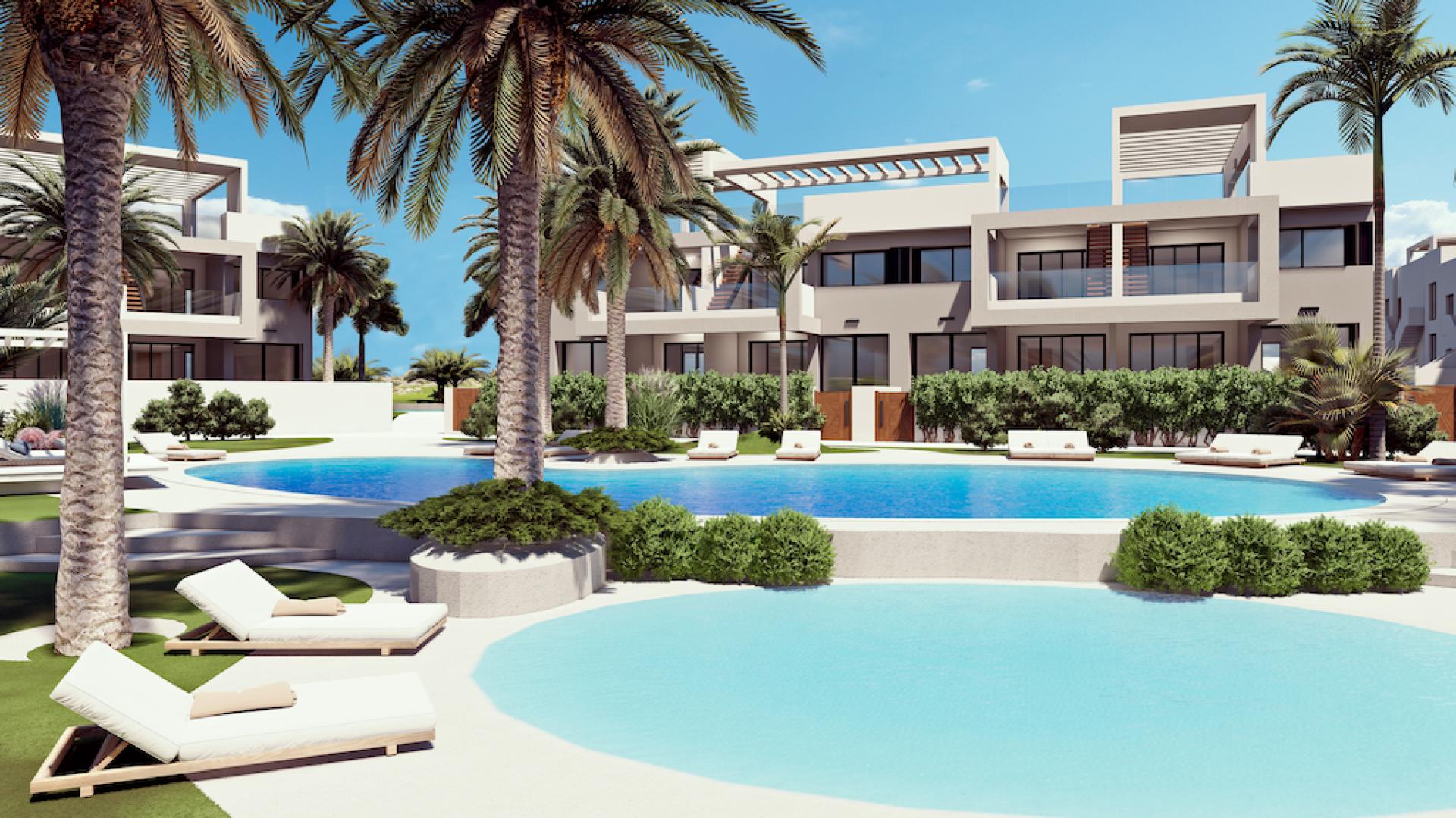 2 bedroom Apartments - solarium in Torrevieja - New build in Medvilla Spanje