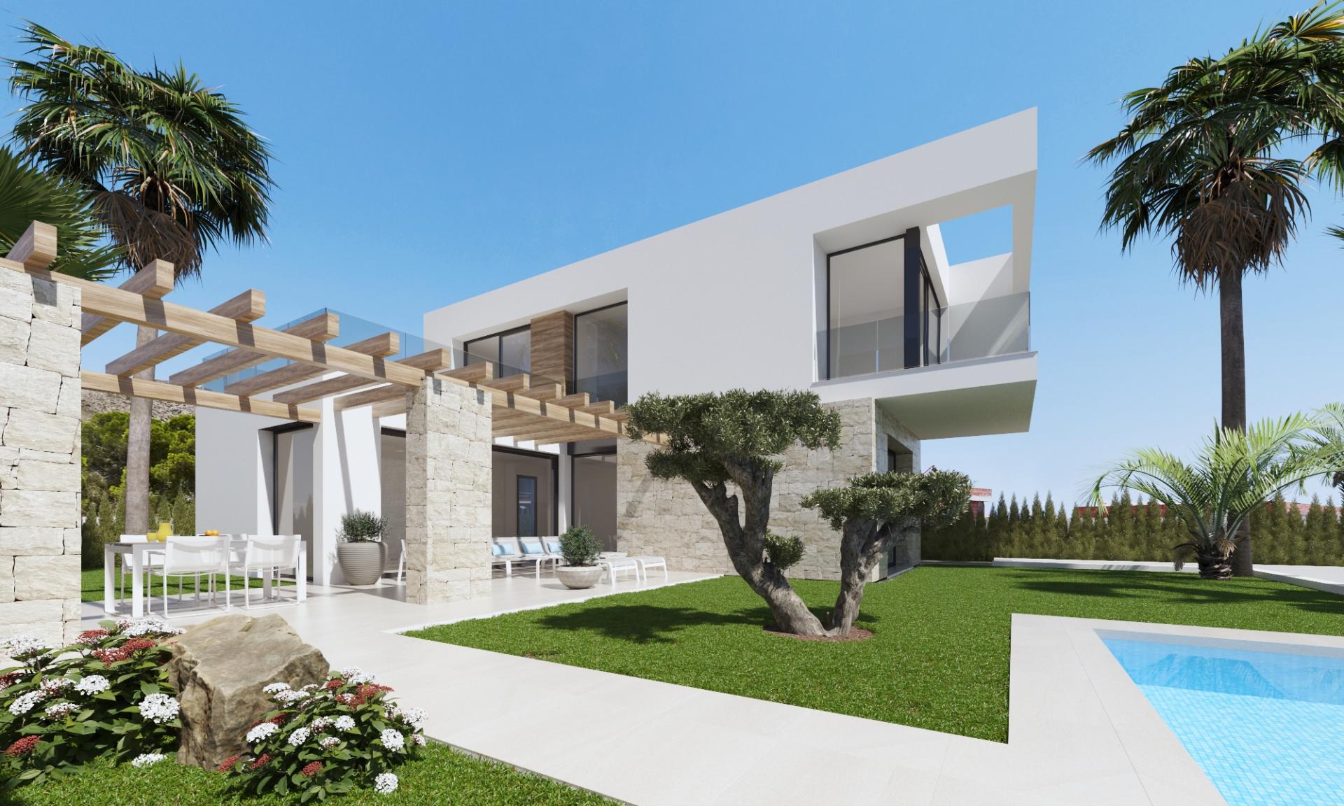 3 bedroom Villa in Finestrat - New build in Medvilla Spanje