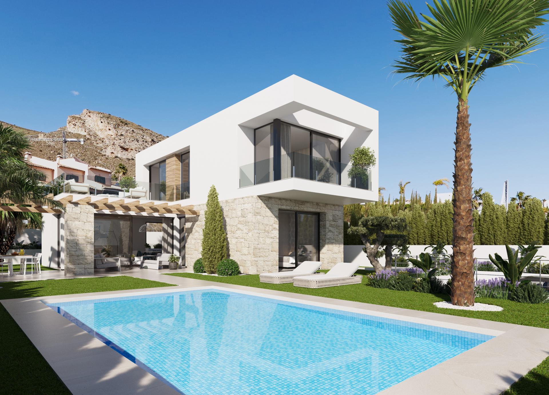 3 bedroom Villa in Finestrat - New build in Medvilla Spanje