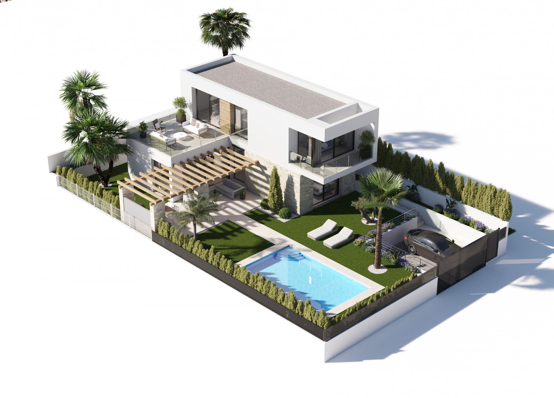 3 bedroom Villa in Finestrat - New build in Medvilla Spanje