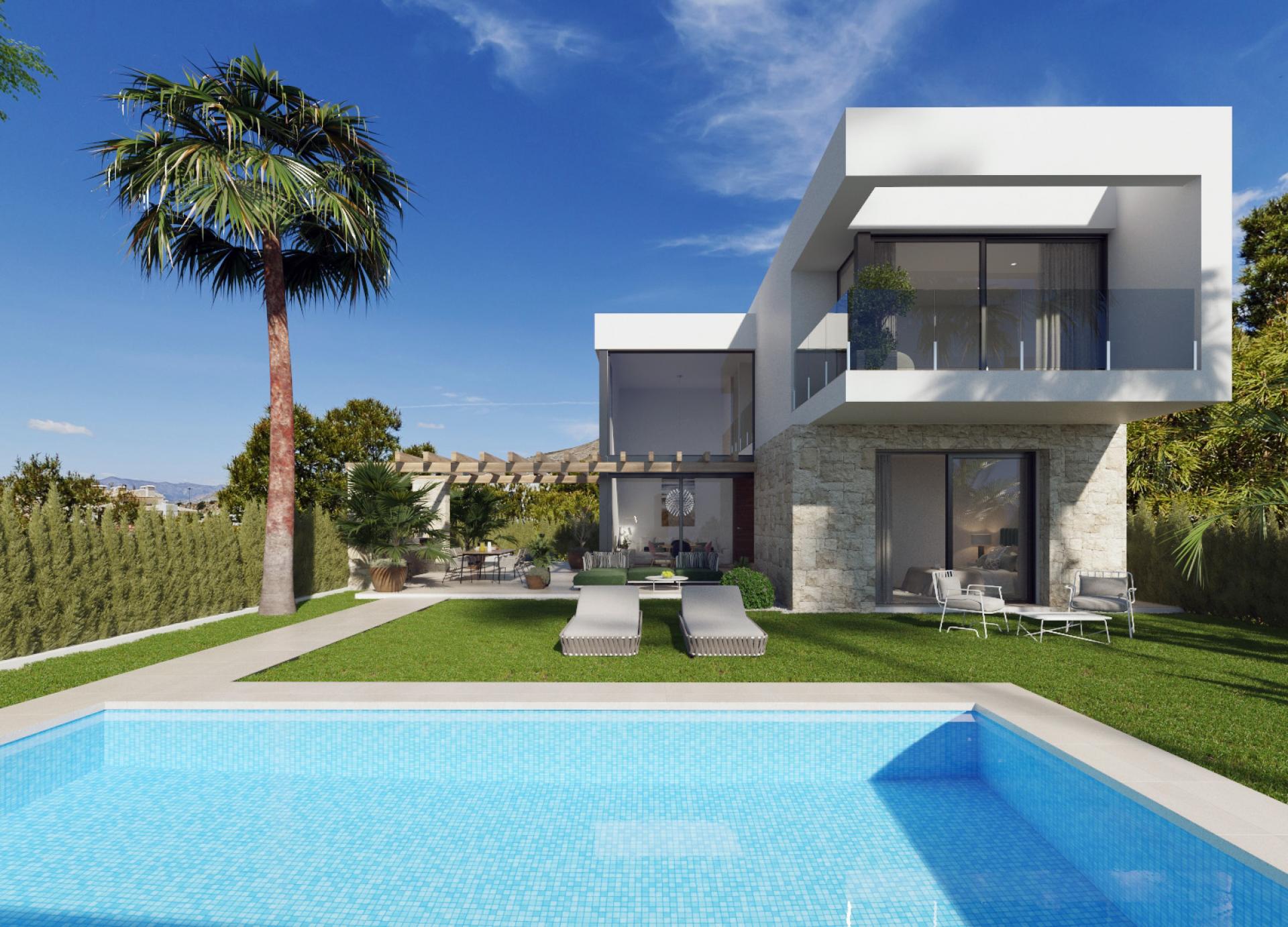 3 bedroom Villa in Finestrat - New build in Medvilla Spanje