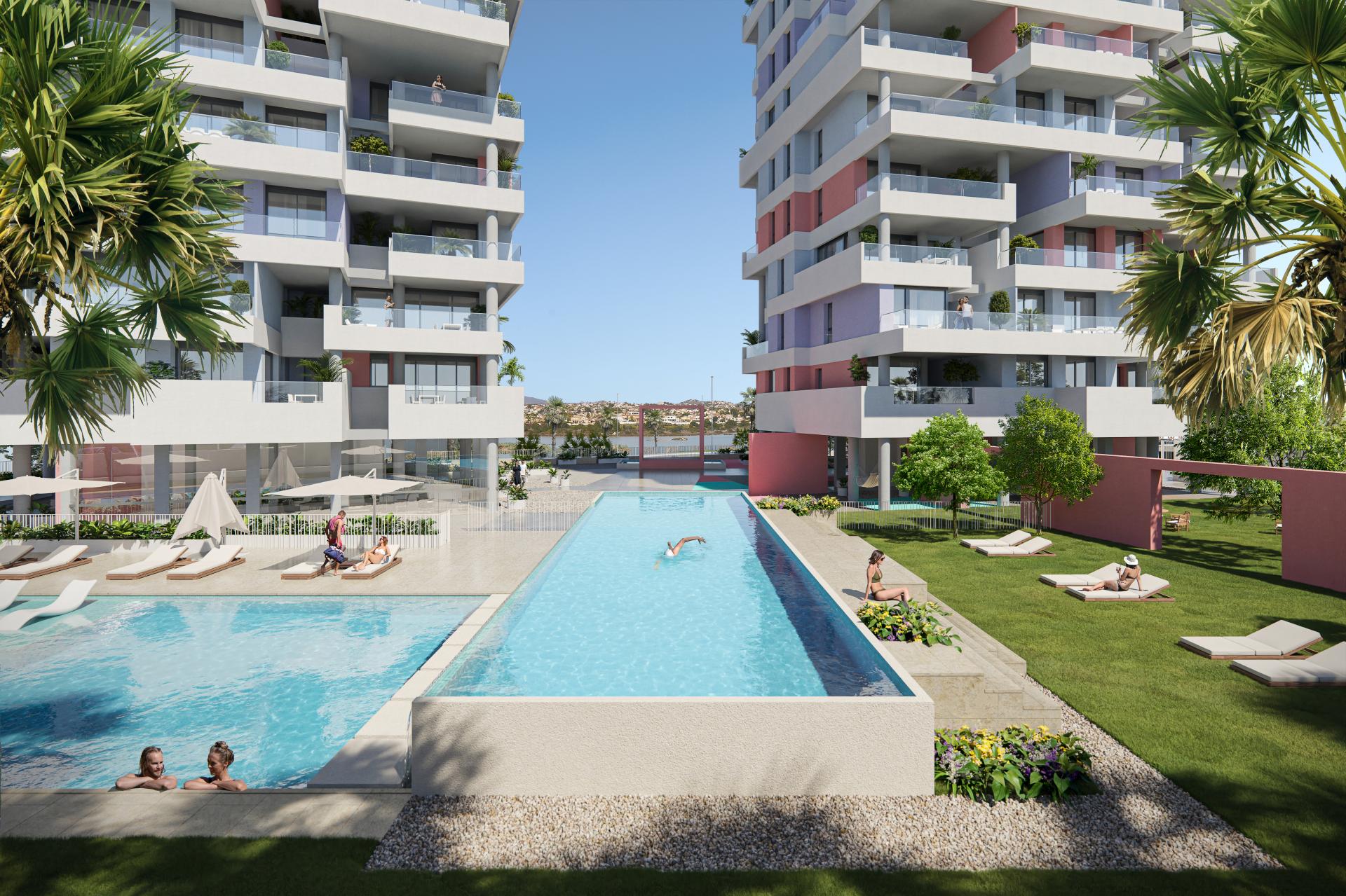 3 bedroom Apartment with terrace in Calpe - New build in Medvilla Spanje