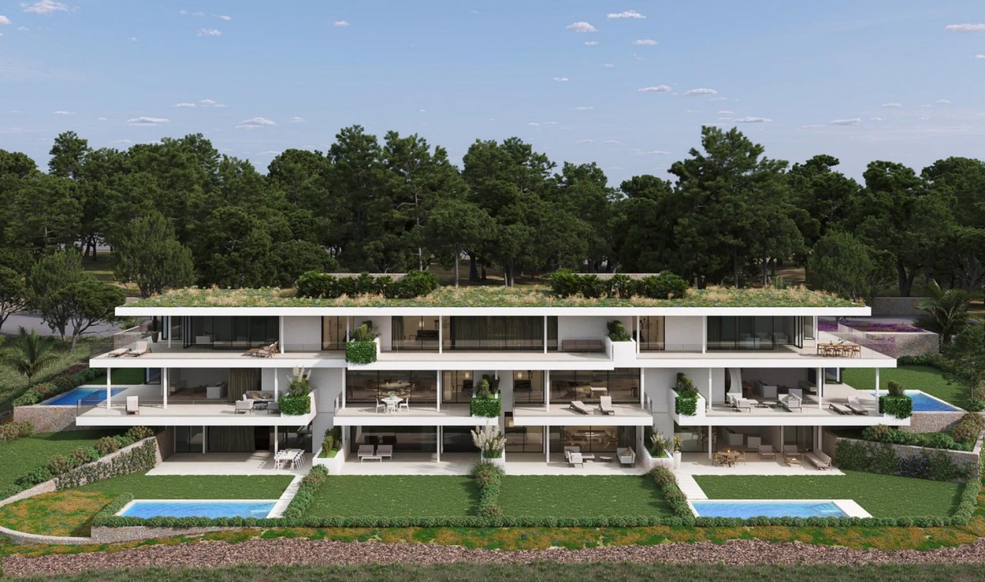 4 bedroom Apartments - solarium in Las Colinas Golf - New build in Medvilla Spanje