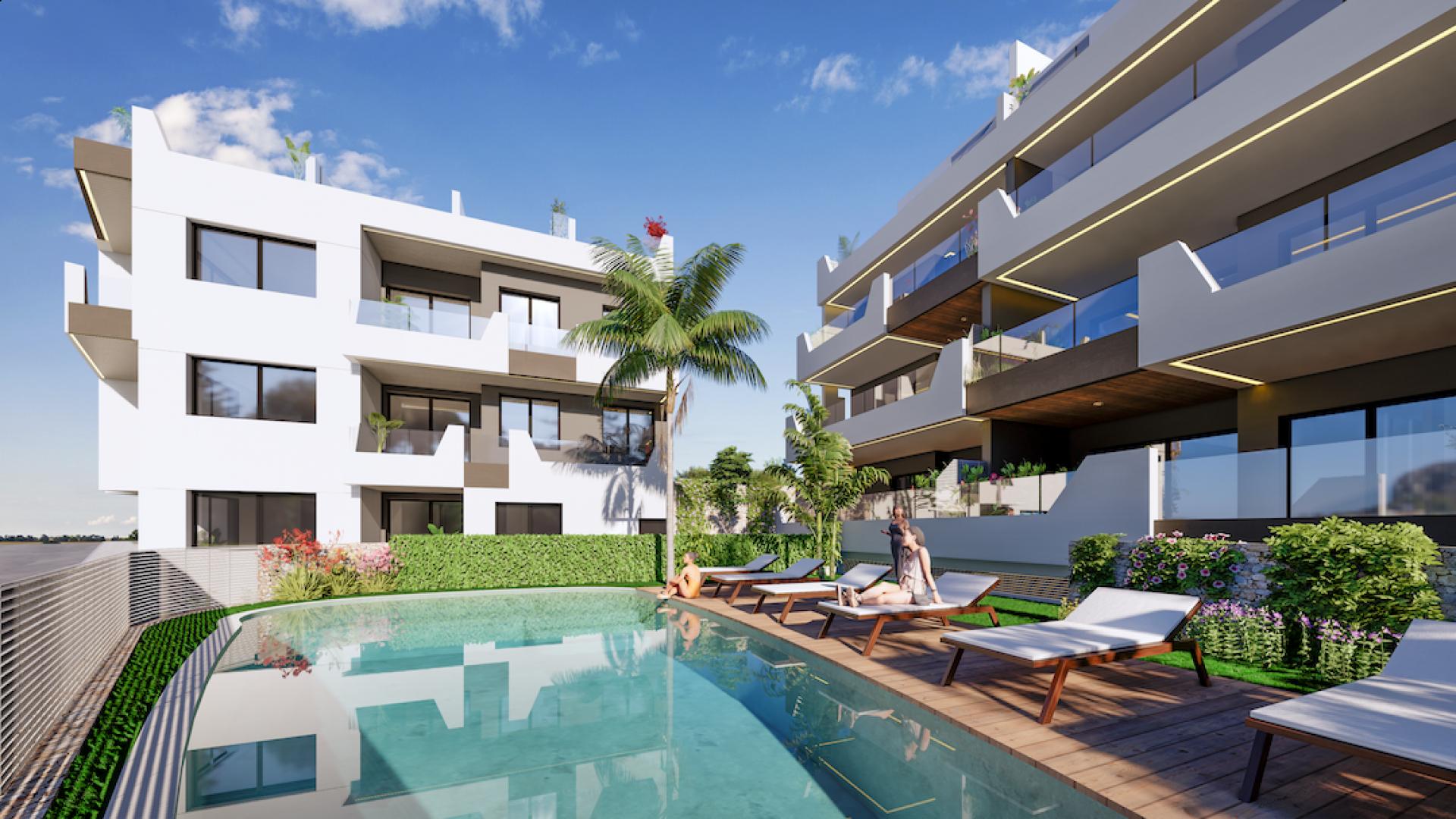 2 bedroom Apartments - solarium in Benijòfar - New build in Medvilla Spanje