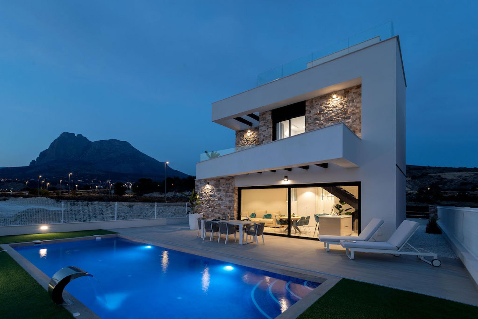 3 bedroom Villa in Finestrat - New build in Medvilla Spanje