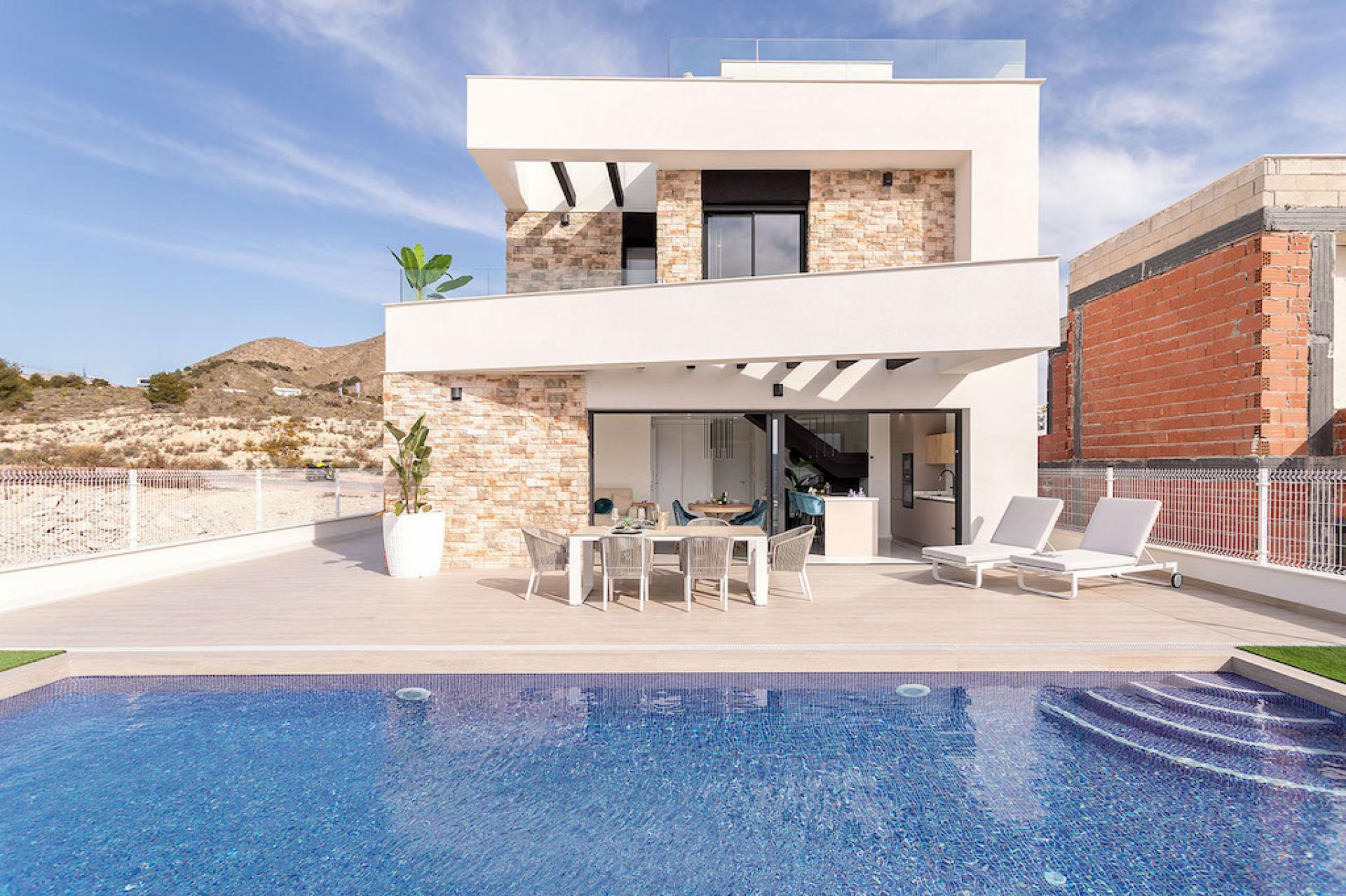 3 bedroom Villa in Finestrat - New build in Medvilla Spanje