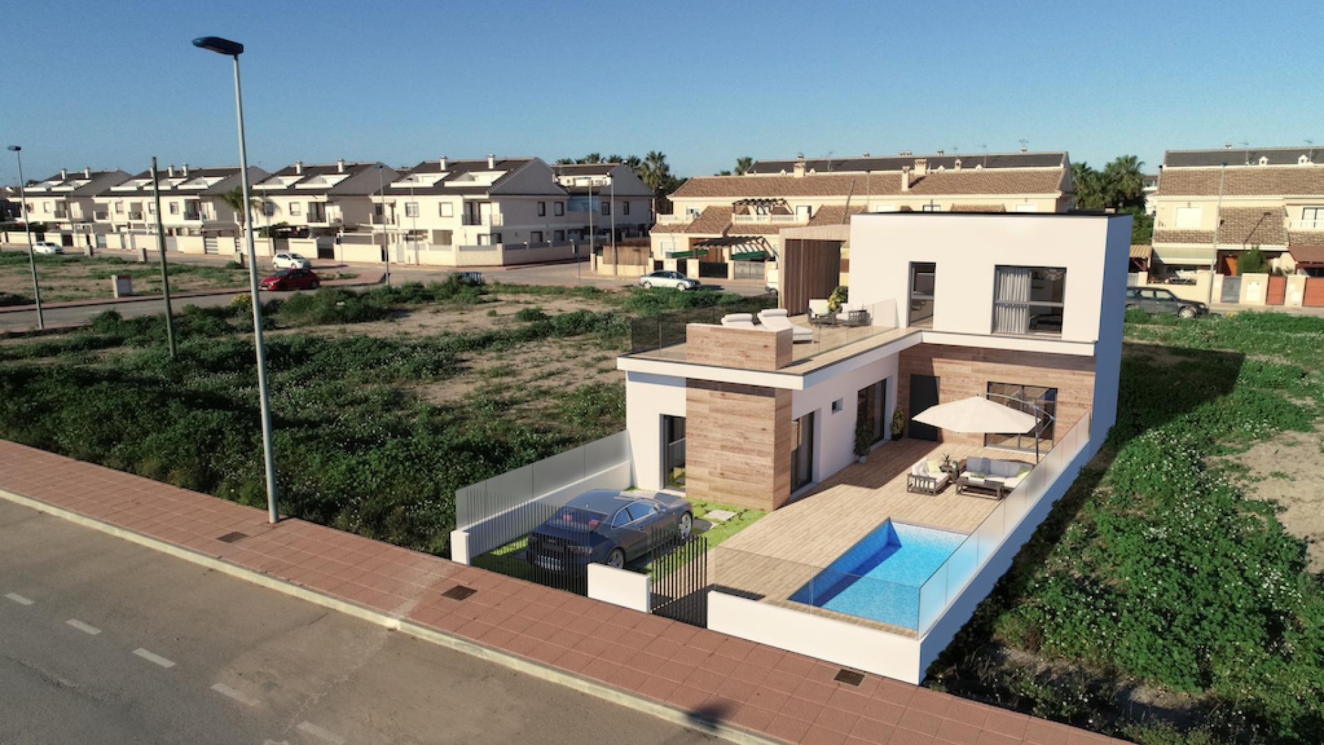 3 bedroom Villa in San Javier - New build in Medvilla Spanje