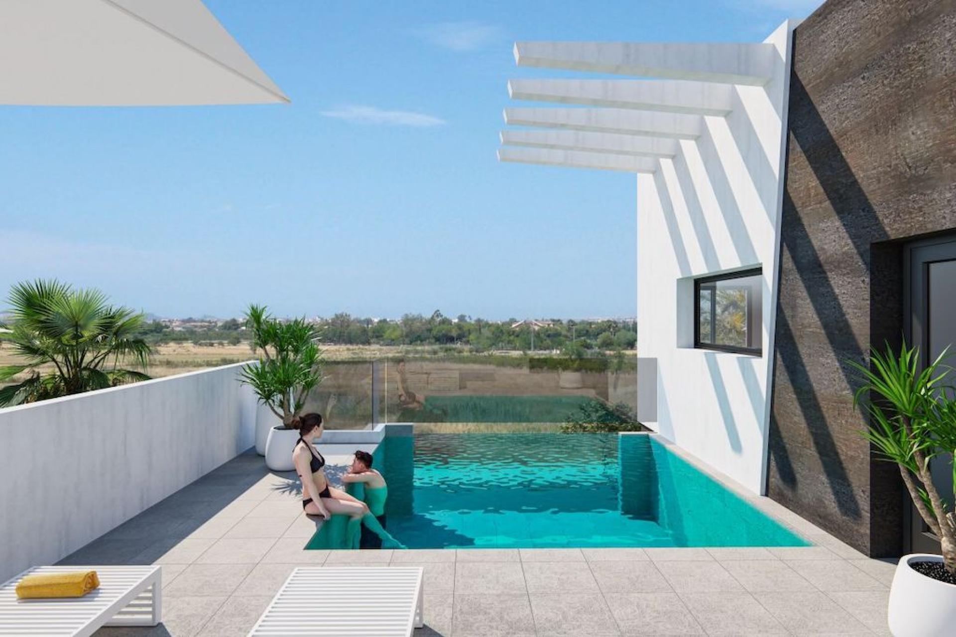 2 bedroom Apartments - solarium in Pilar de la Horadada - New build in Medvilla Spanje