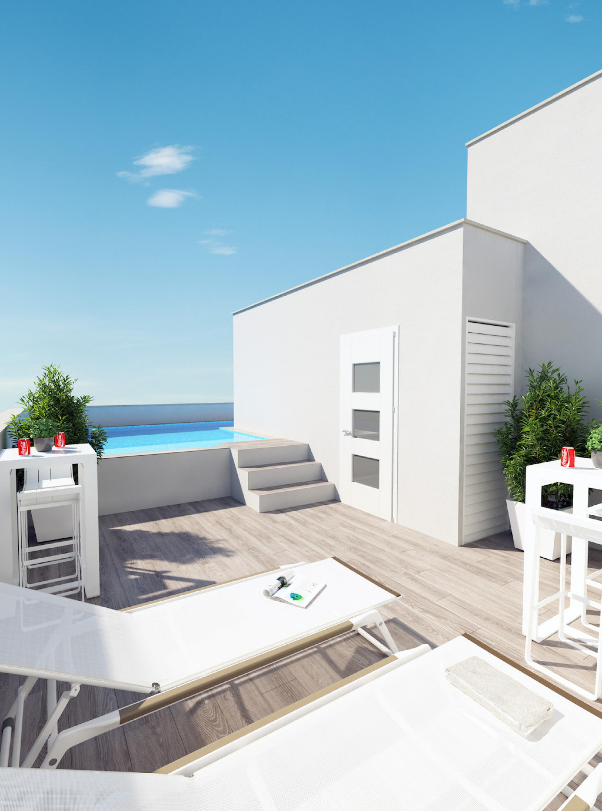 2 bedroom Apartment with terrace in Torrevieja - New build in Medvilla Spanje