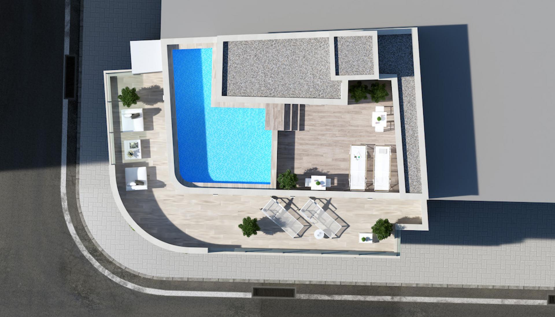 2 bedroom Apartment with terrace in Torrevieja - New build in Medvilla Spanje