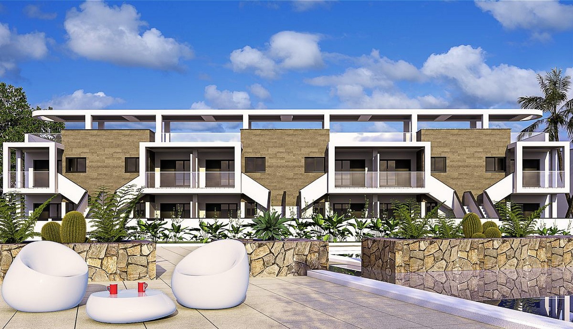 3 bedroom Apartment with garden in Mil Palmeras - New build in Medvilla Spanje