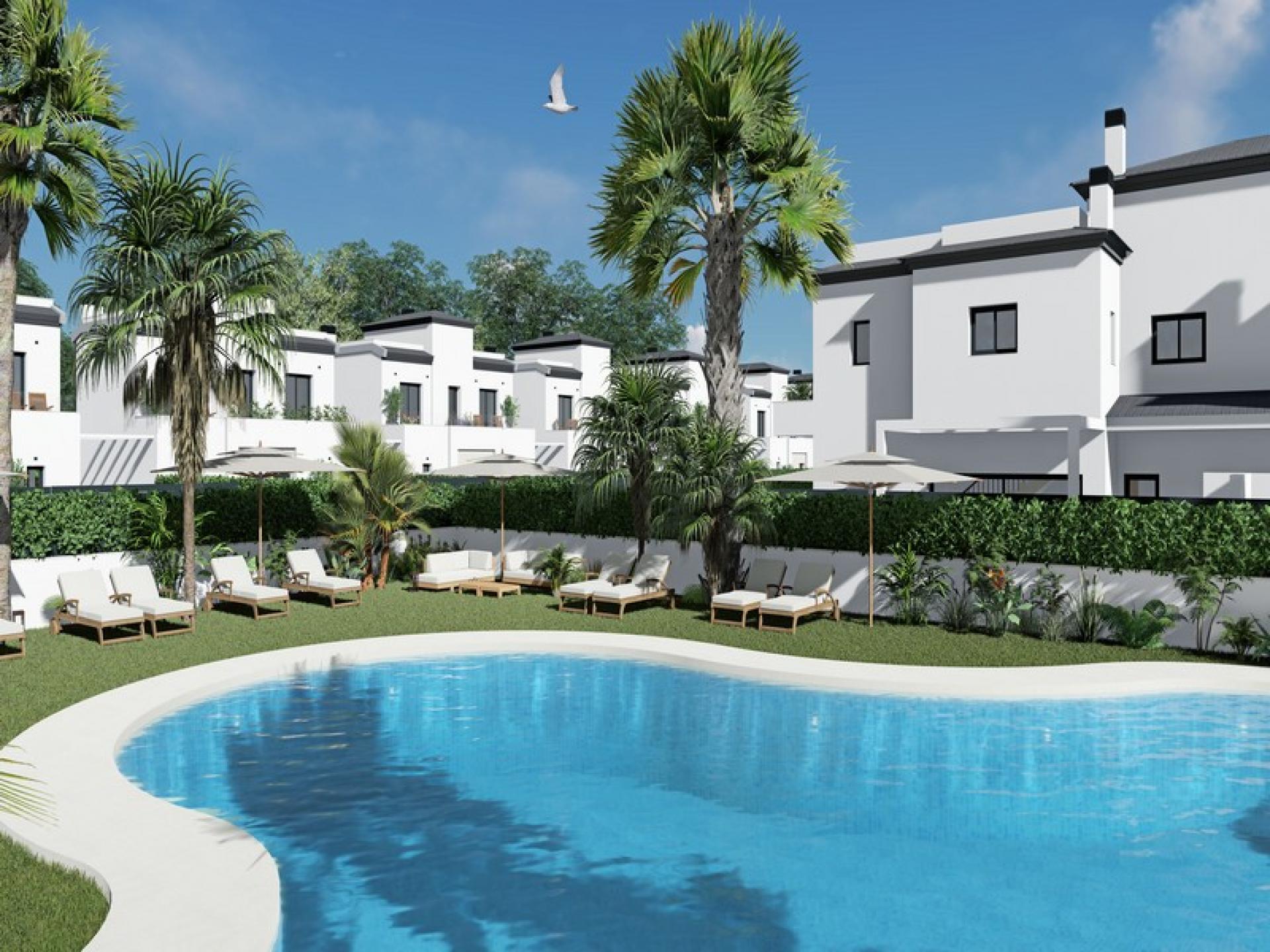 3 bedroom Townhouses in Gran Alacant - New construction in Medvilla Spanje