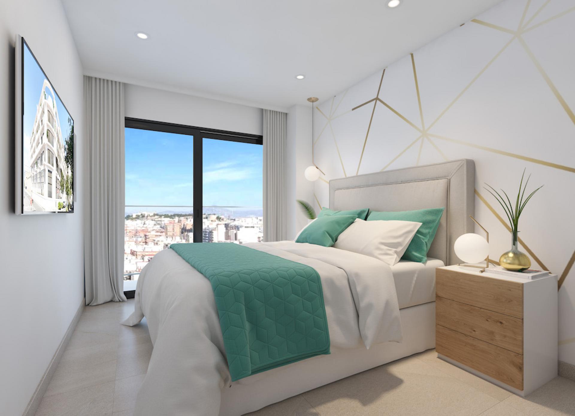 1 bedroom Apartments - solarium in Alicante - New build in Medvilla Spanje