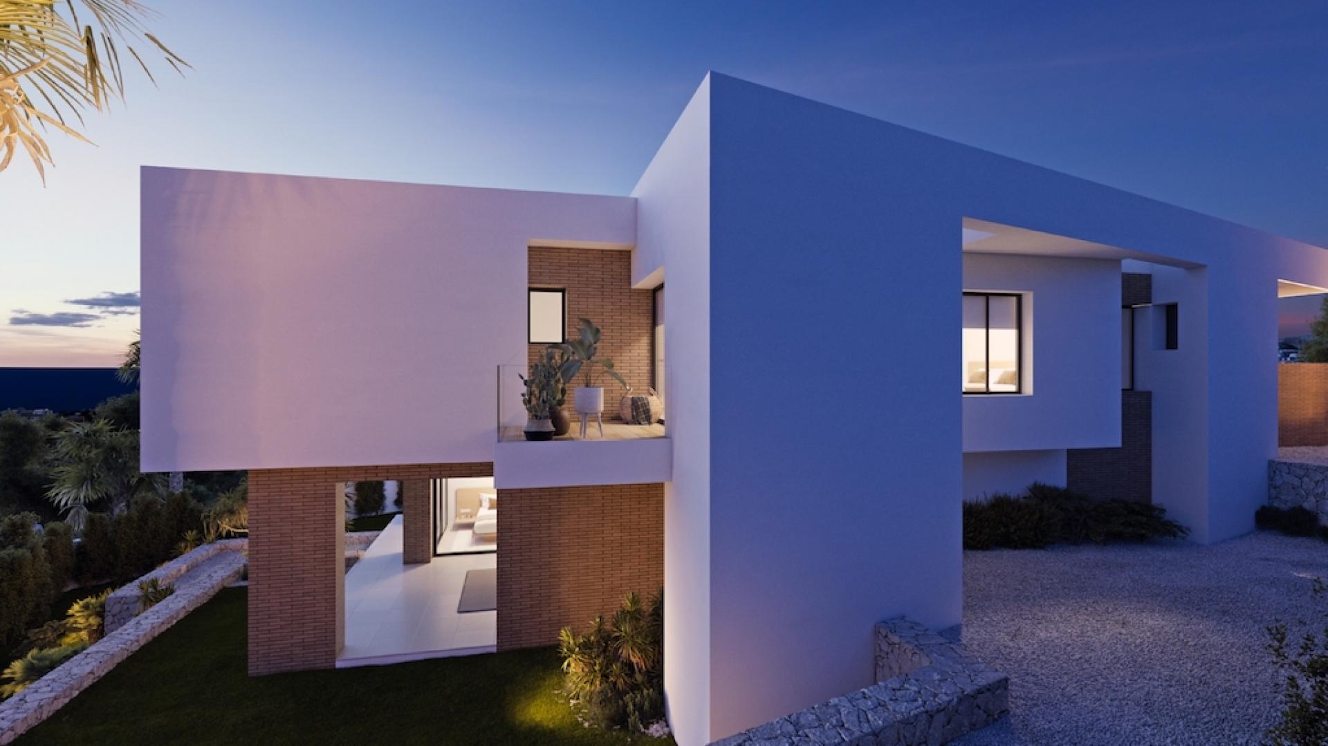 3 bedroom Villa in Benitachell - Cumbre del Sol - New build in Medvilla Spanje