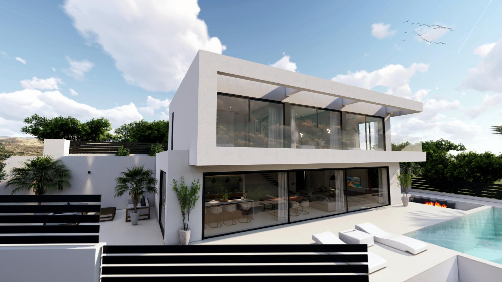 4 bedroom Villa in El Campello - New build in Medvilla Spanje