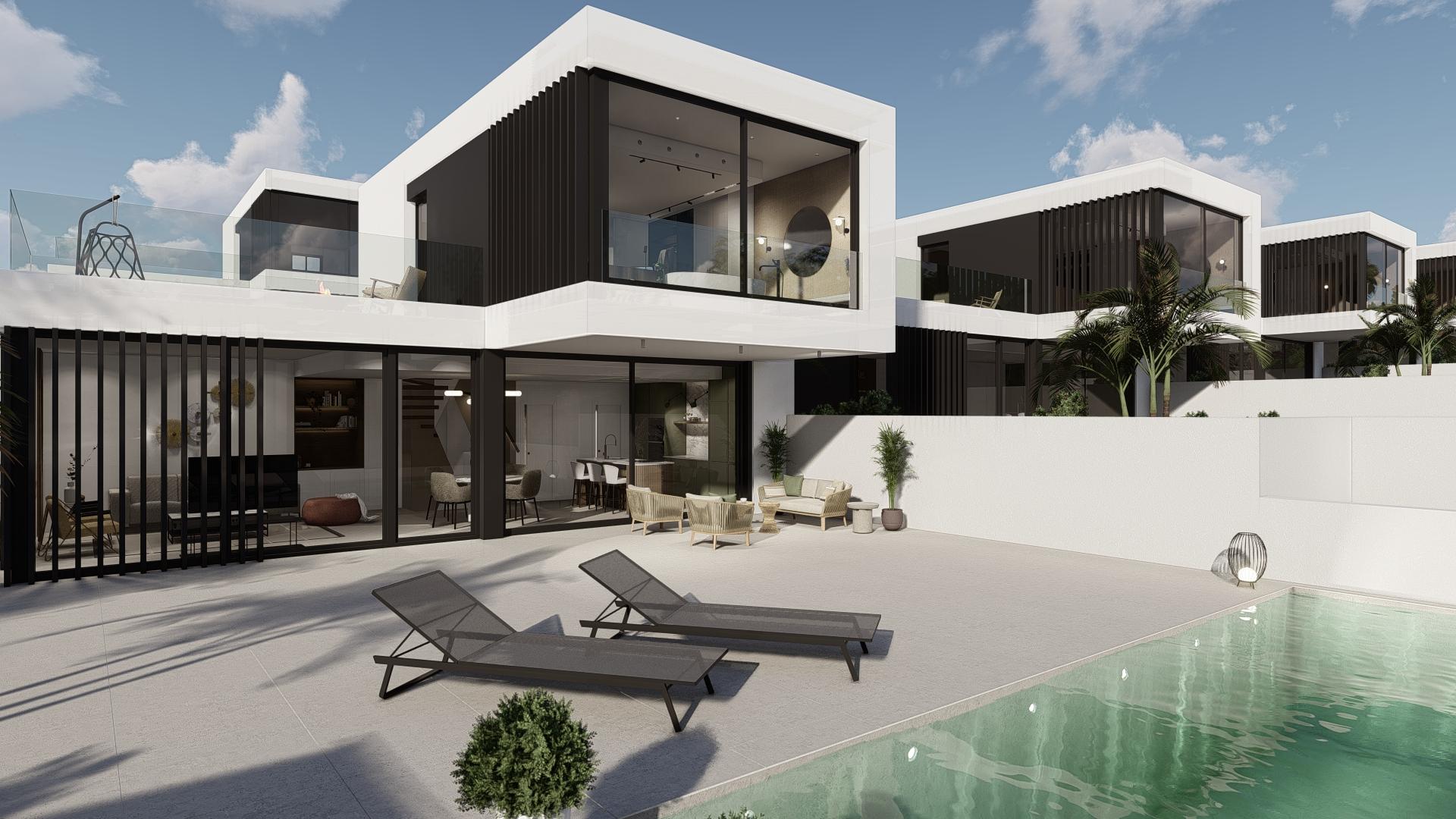 Modern detached villas for sale Rojales in Medvilla Spanje