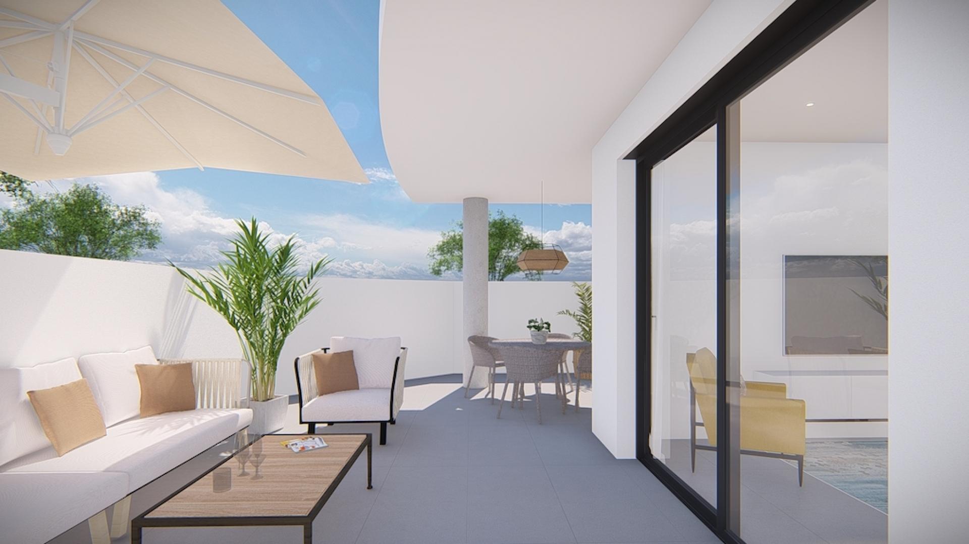 3 bedroom Apartments - solarium in Villajoyosa - New build in Medvilla Spanje