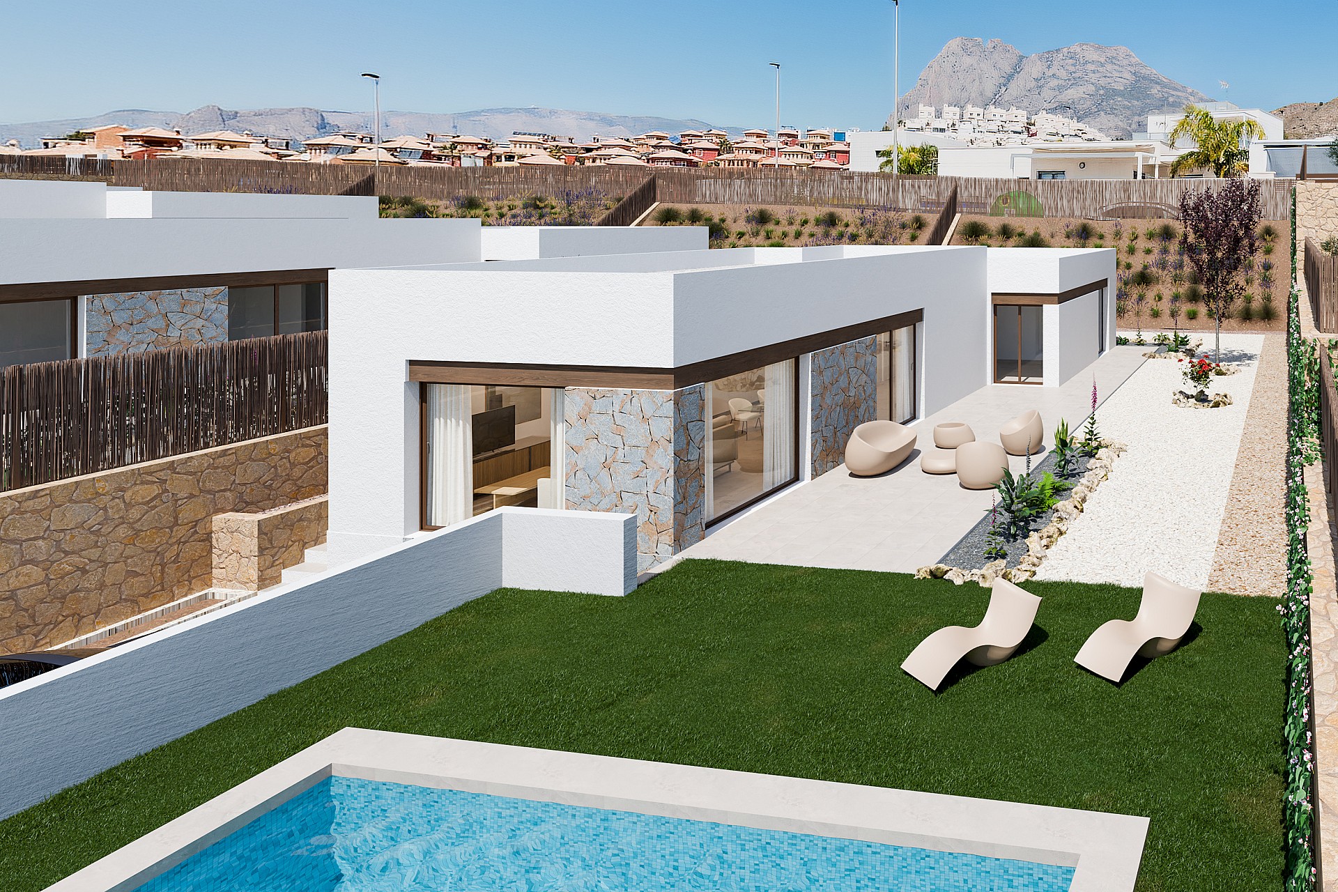 3 bedroom Villa in Finestrat - New build in Medvilla Spanje