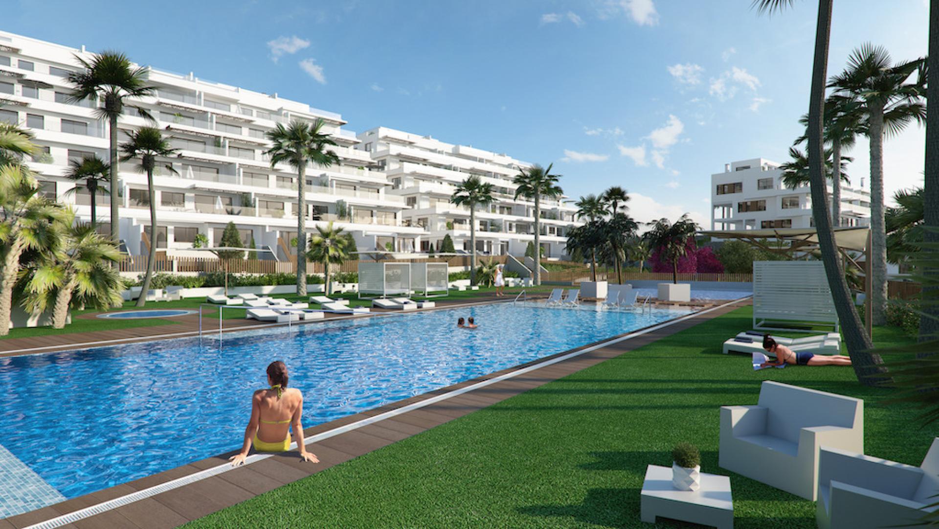 2 bedroom Apartment with terrace in Benidorm - New build in Medvilla Spanje