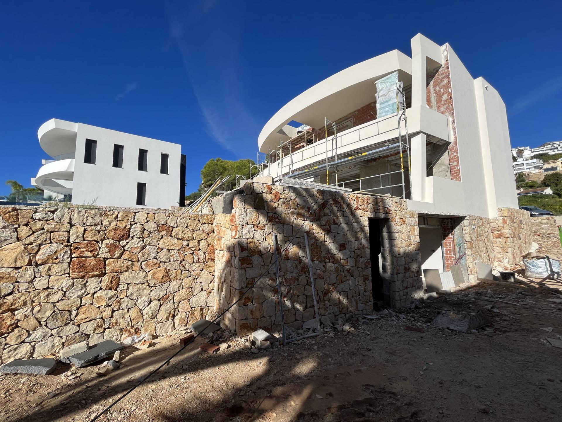 Luxury villa with sea views in Moraira in Medvilla Spanje